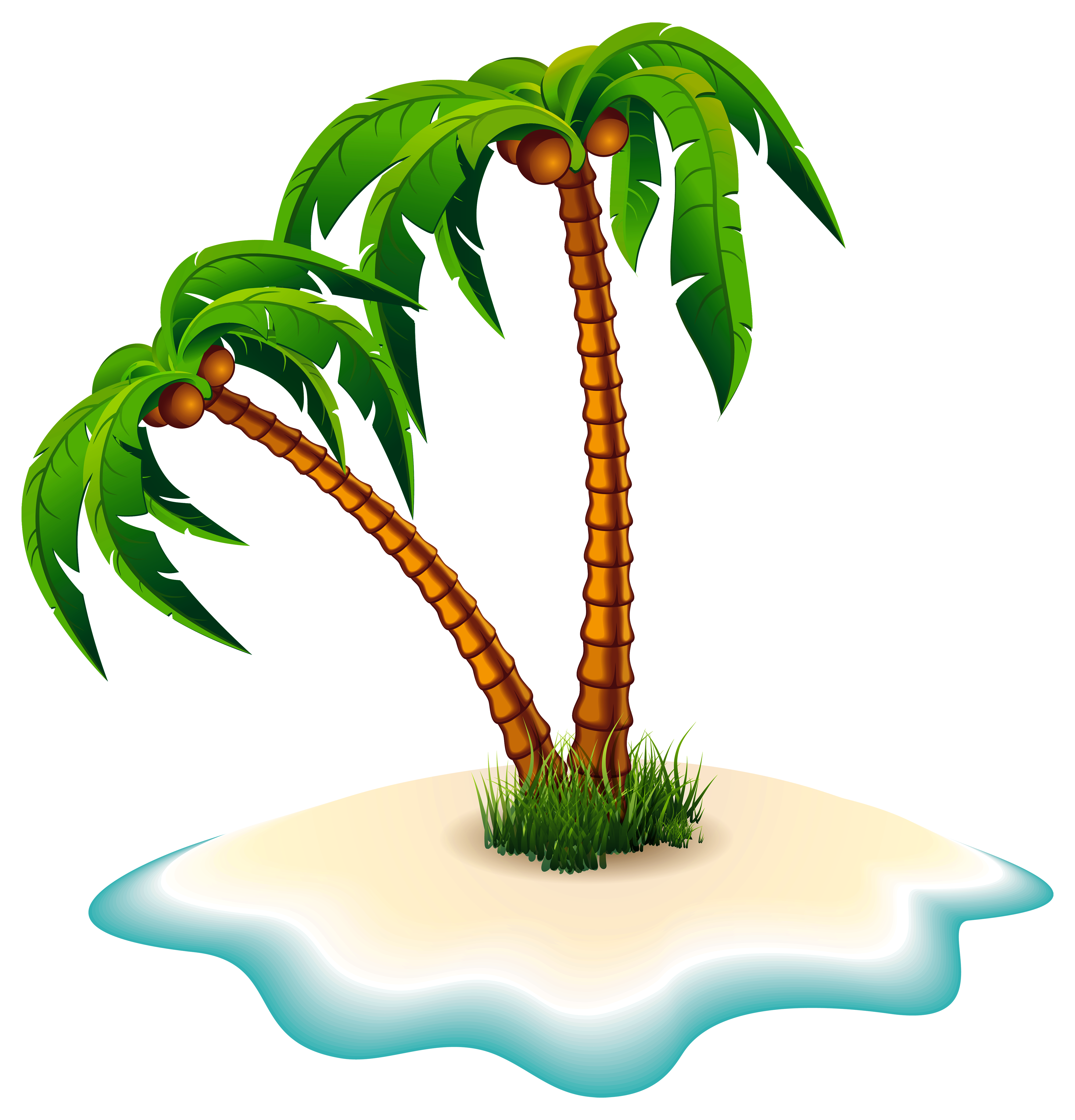 palm trees clipart