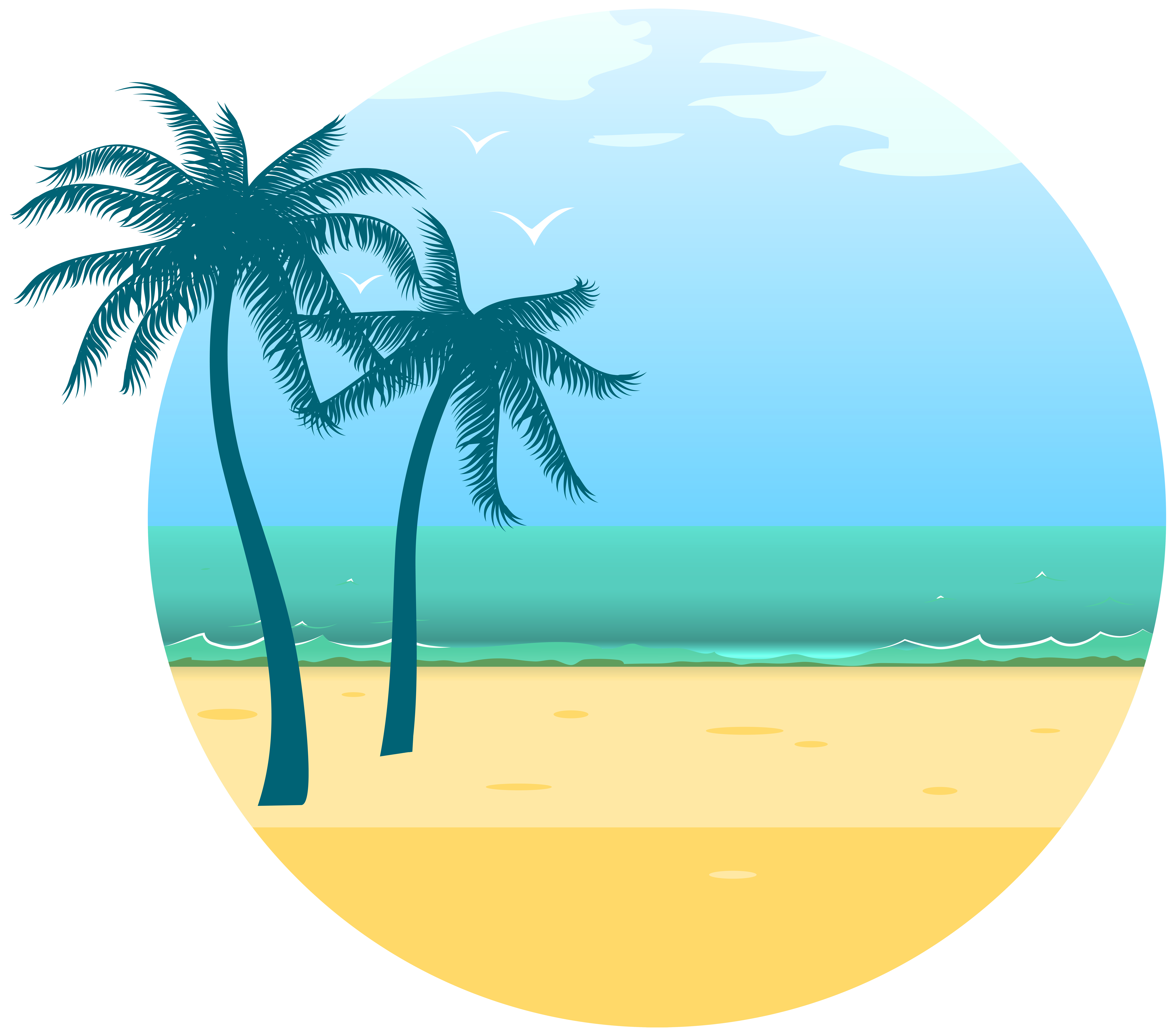Summer Sea Decoration PNG Clipart Image | Gallery ...