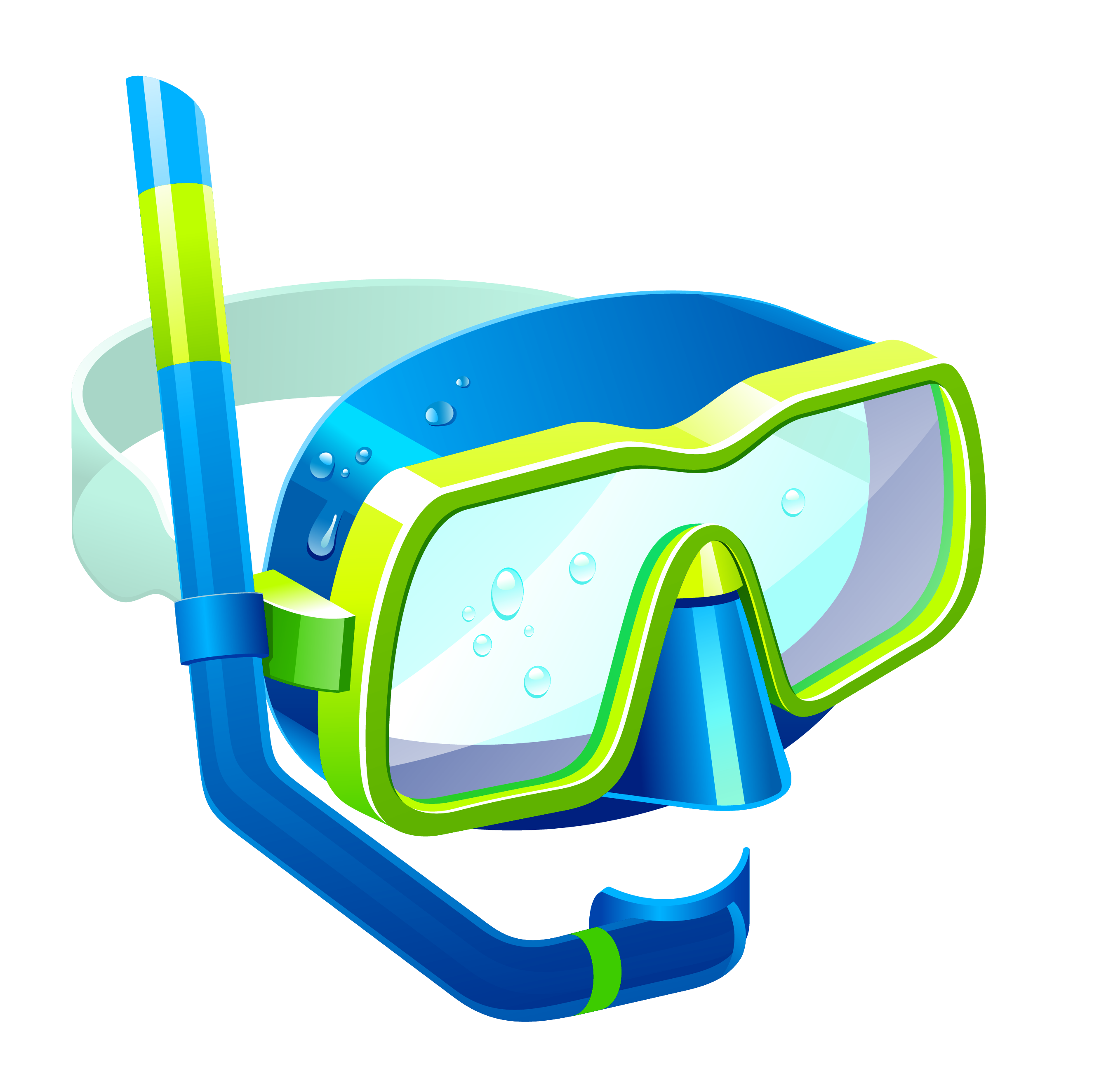 Transparent Blue Snorkel Mask PNG Clipart | Gallery ...