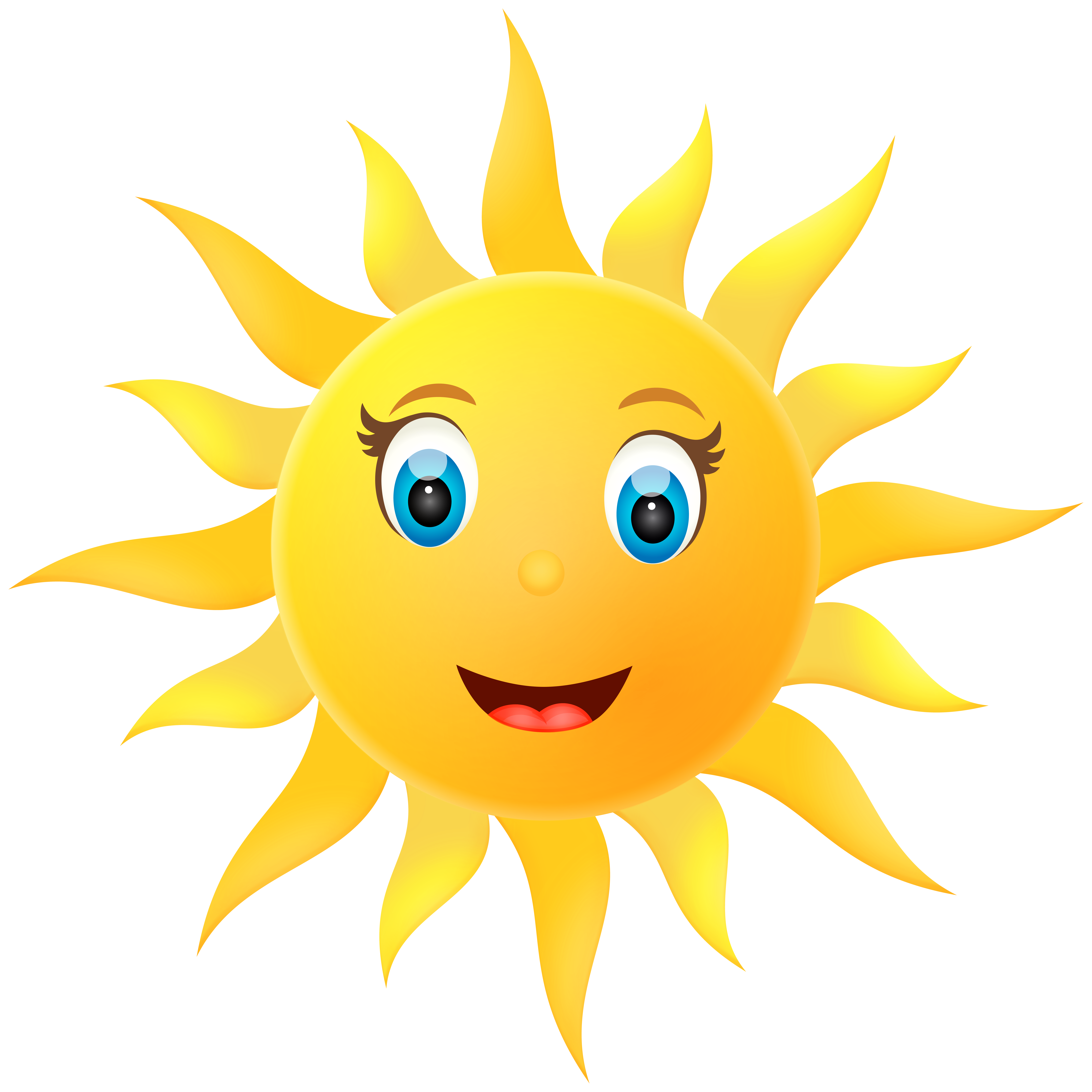 Cute Sun Transparent PNG Clipart​ | Gallery Yopriceville - High-Quality  Free Images and Transparent PNG Clipart