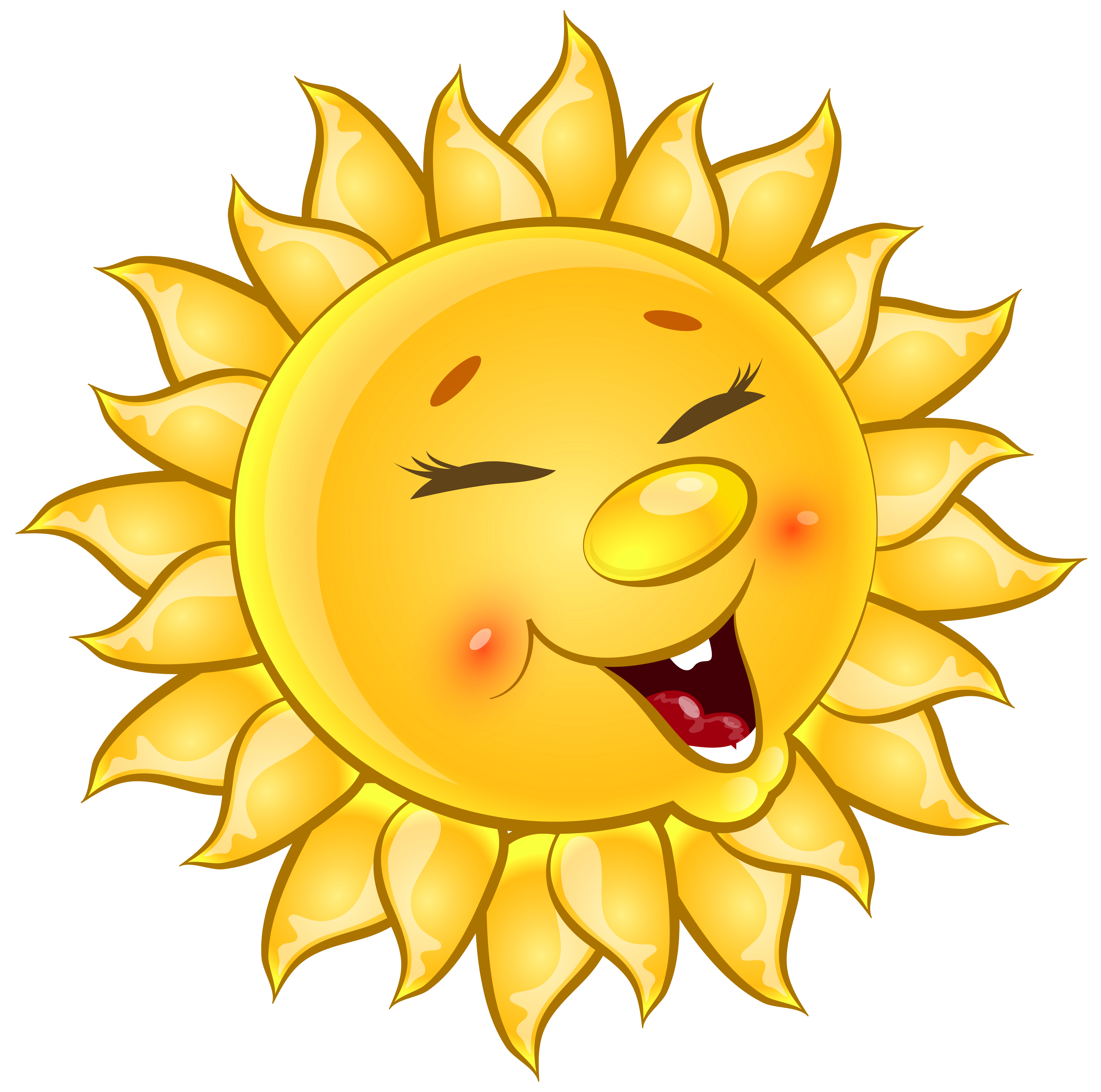 cute cartoon sun