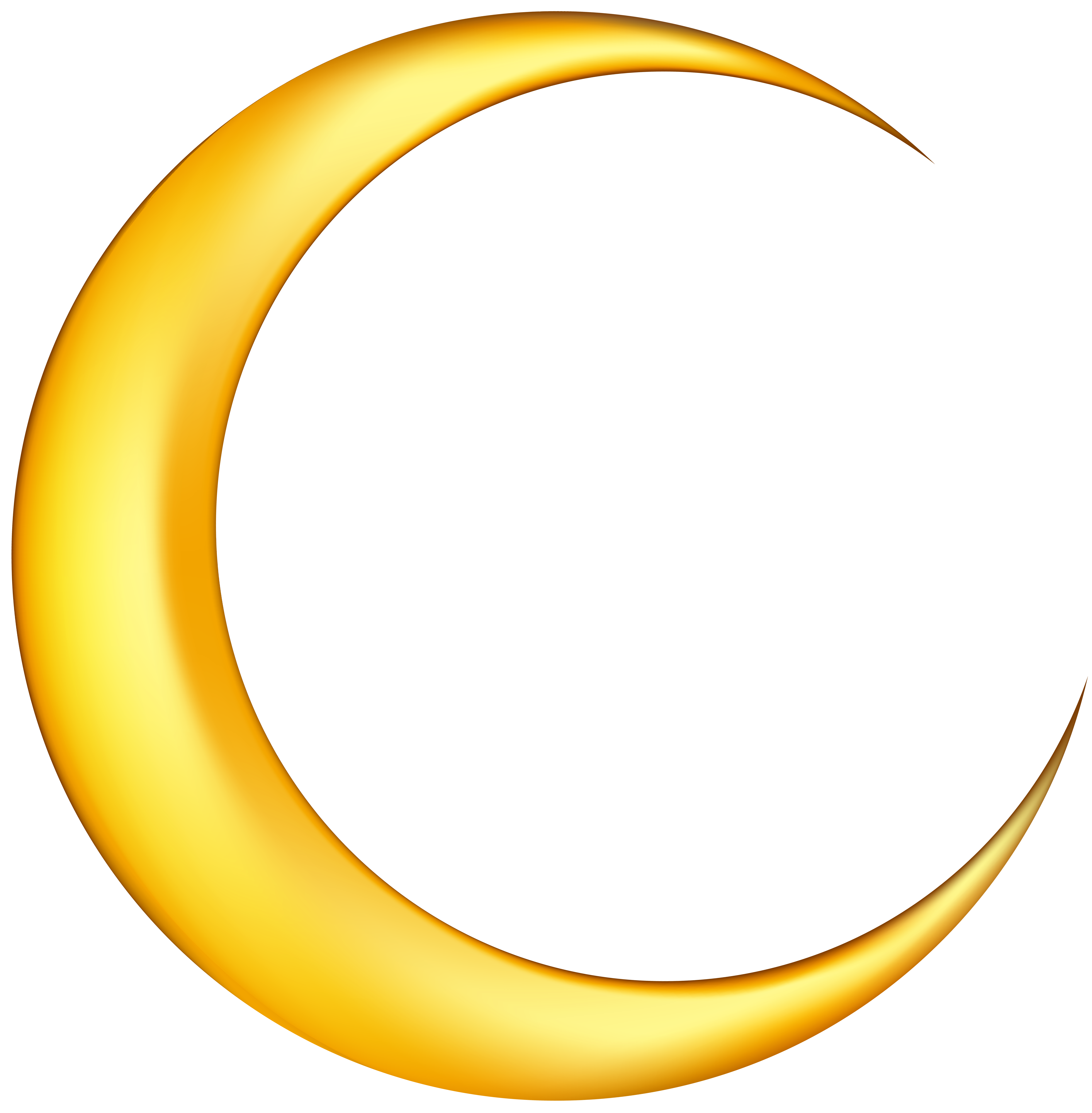 Yellow New Moon PNG Clip-Art Image​ | Gallery Yopriceville - High-Quality  Free Images and Transparent PNG Clipart