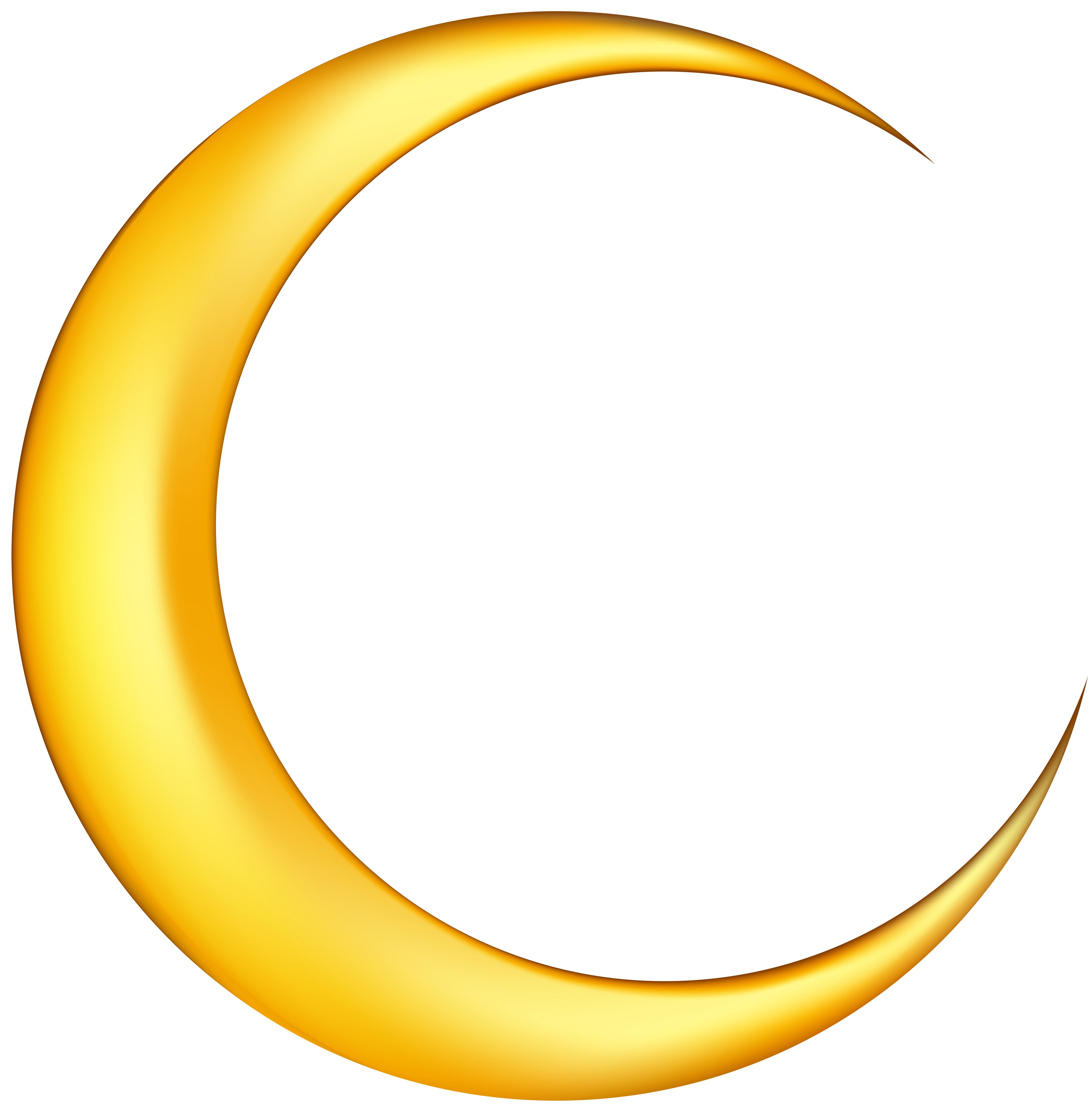 Yellow New Moon PNG Clip-Art Image​  Gallery Yopriceville - High-Quality  Free Images and Transparent PNG Clipart