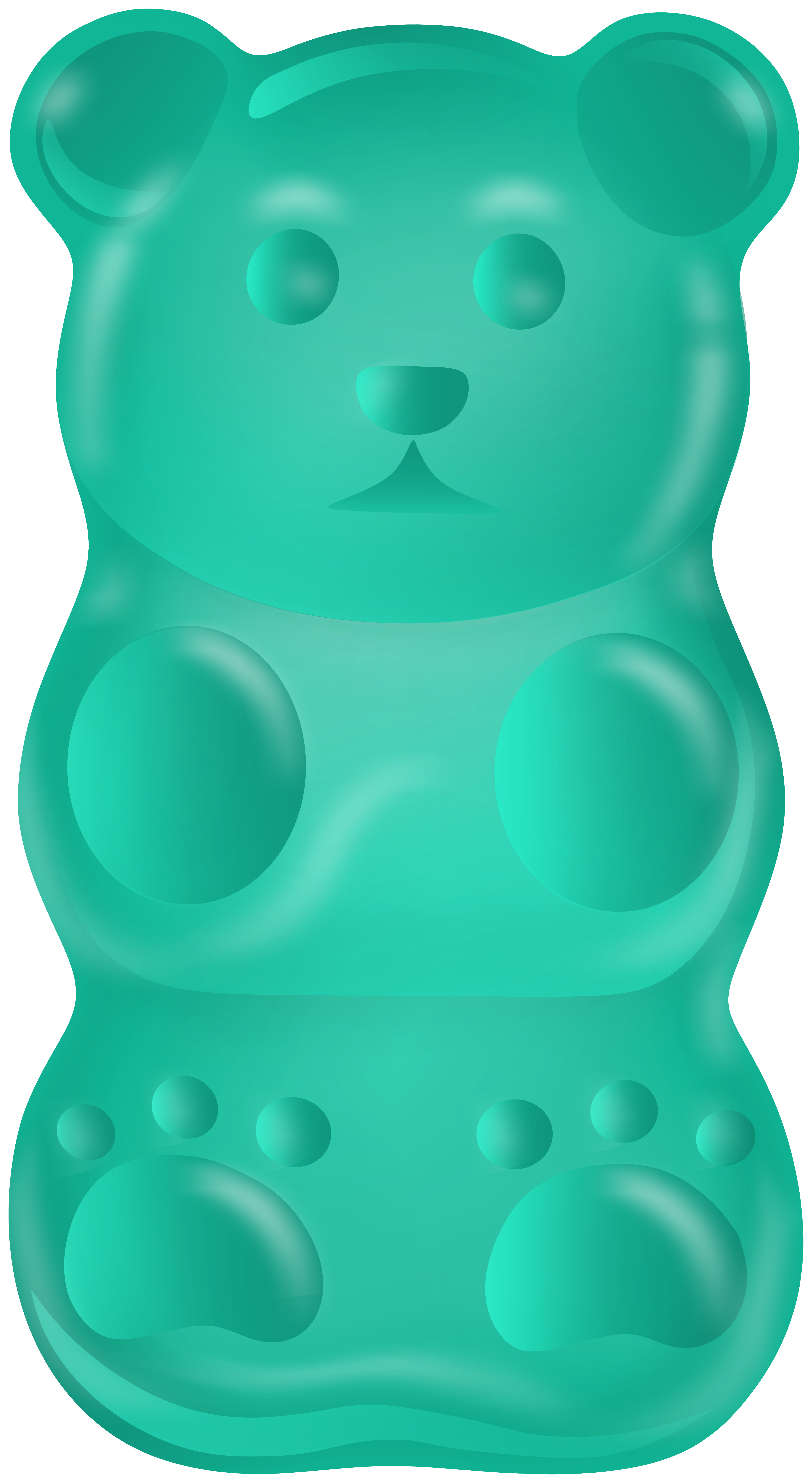 Blue Gummy Bear PNG Clipart | Gallery Yopriceville - High-Quality