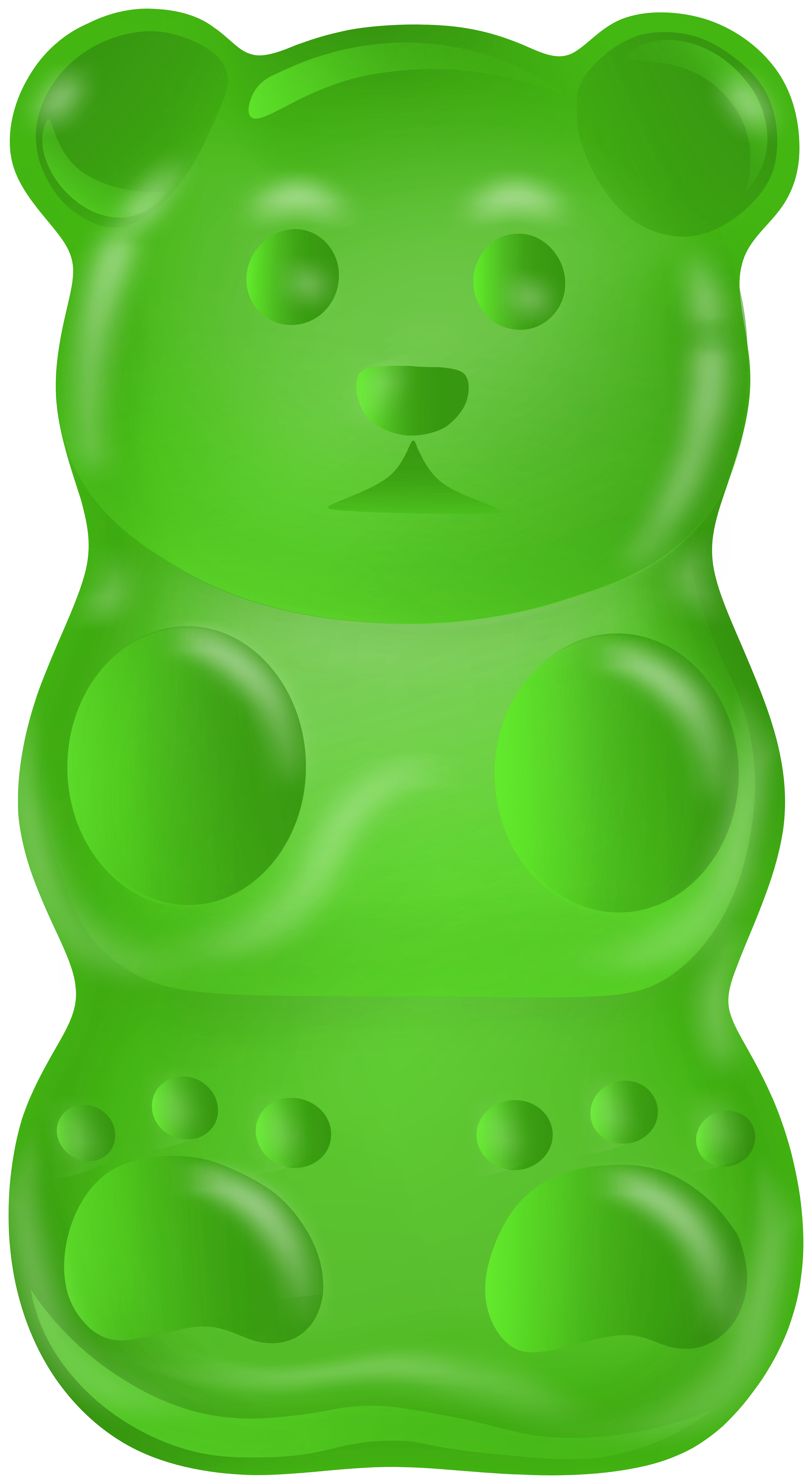 green bear clipart