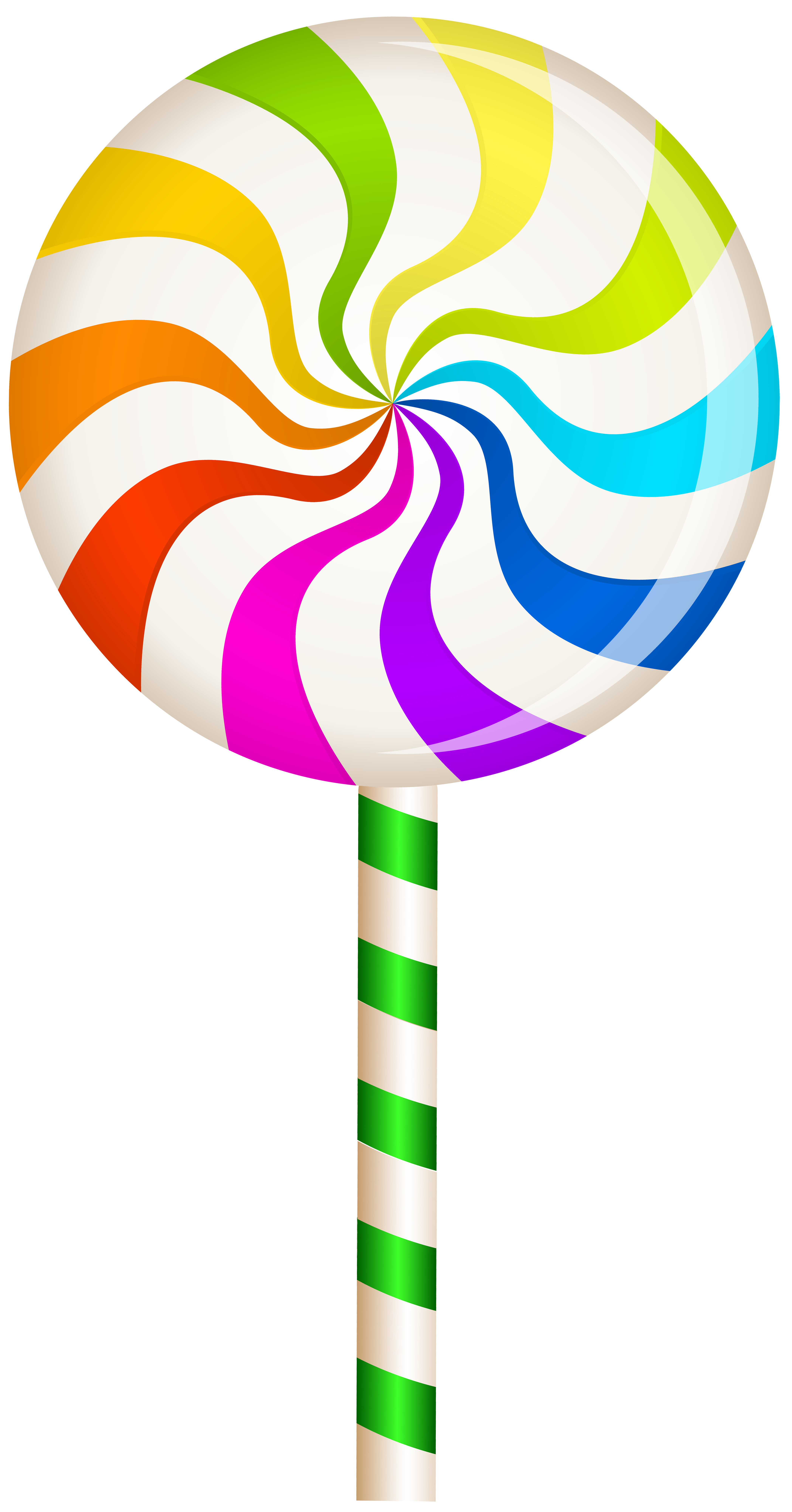 Multicolor Swirl Lollipop PNG Clip Art Image | Gallery Yopriceville ...