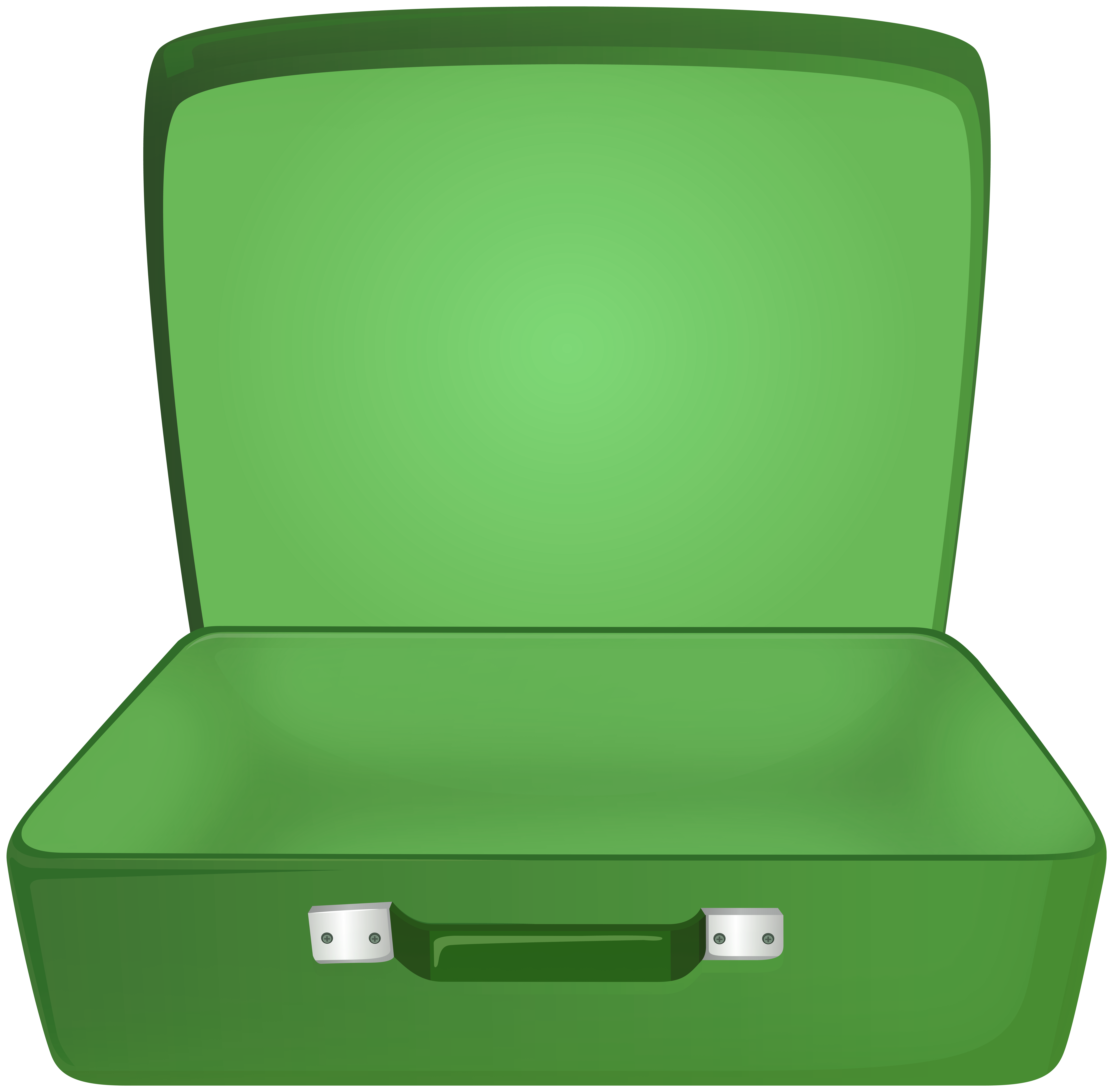 Green Open Suitcase PNG Clipart​ | Gallery Yopriceville - High-Quality Free  Images and Transparent PNG Clipart