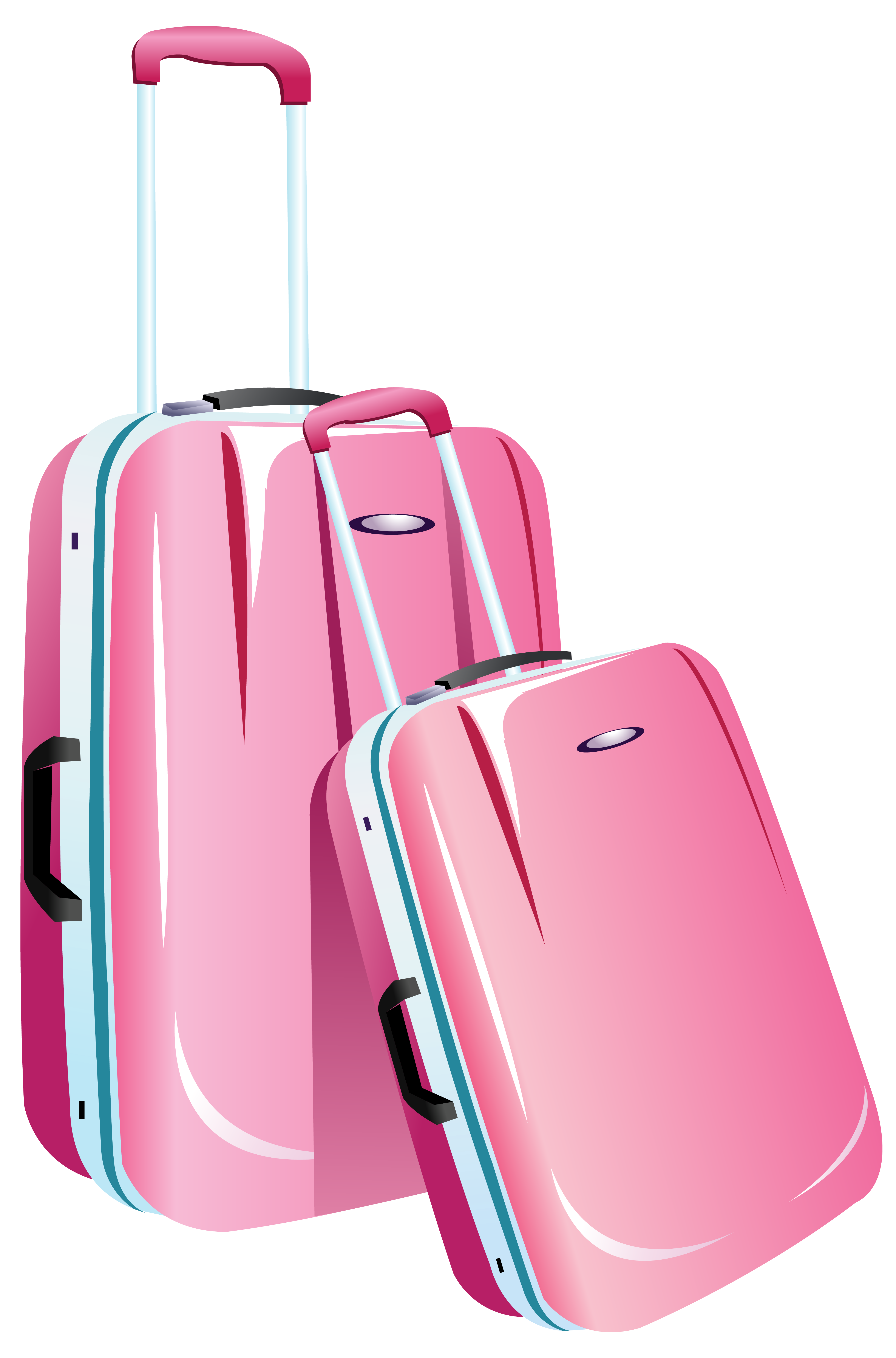Pink Travel Bags PNG Clipart Image Pink Travel Bags PNG Clipart Image