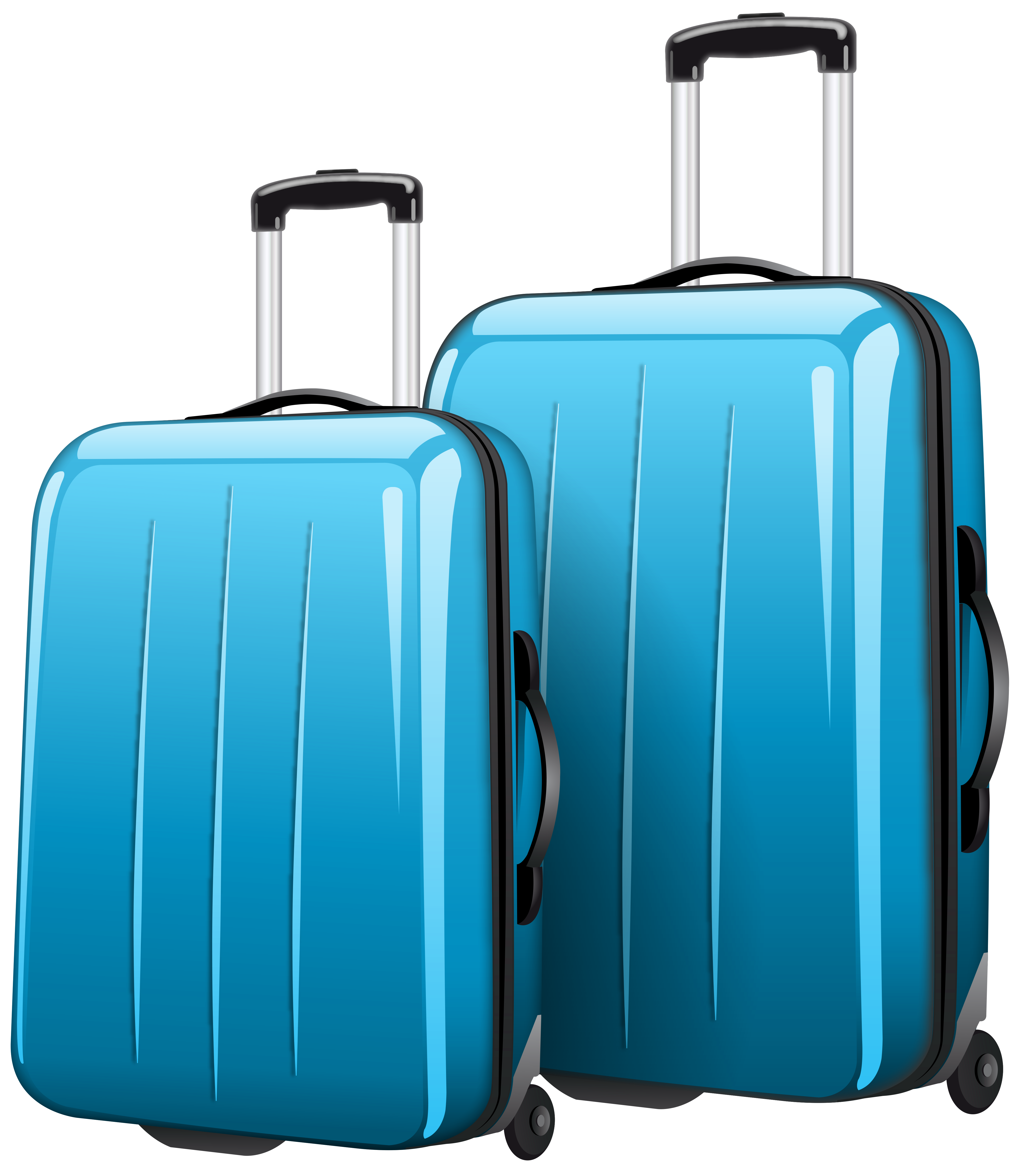 Two Blue Travel Bags PNG Clipart Picture  Gallery 