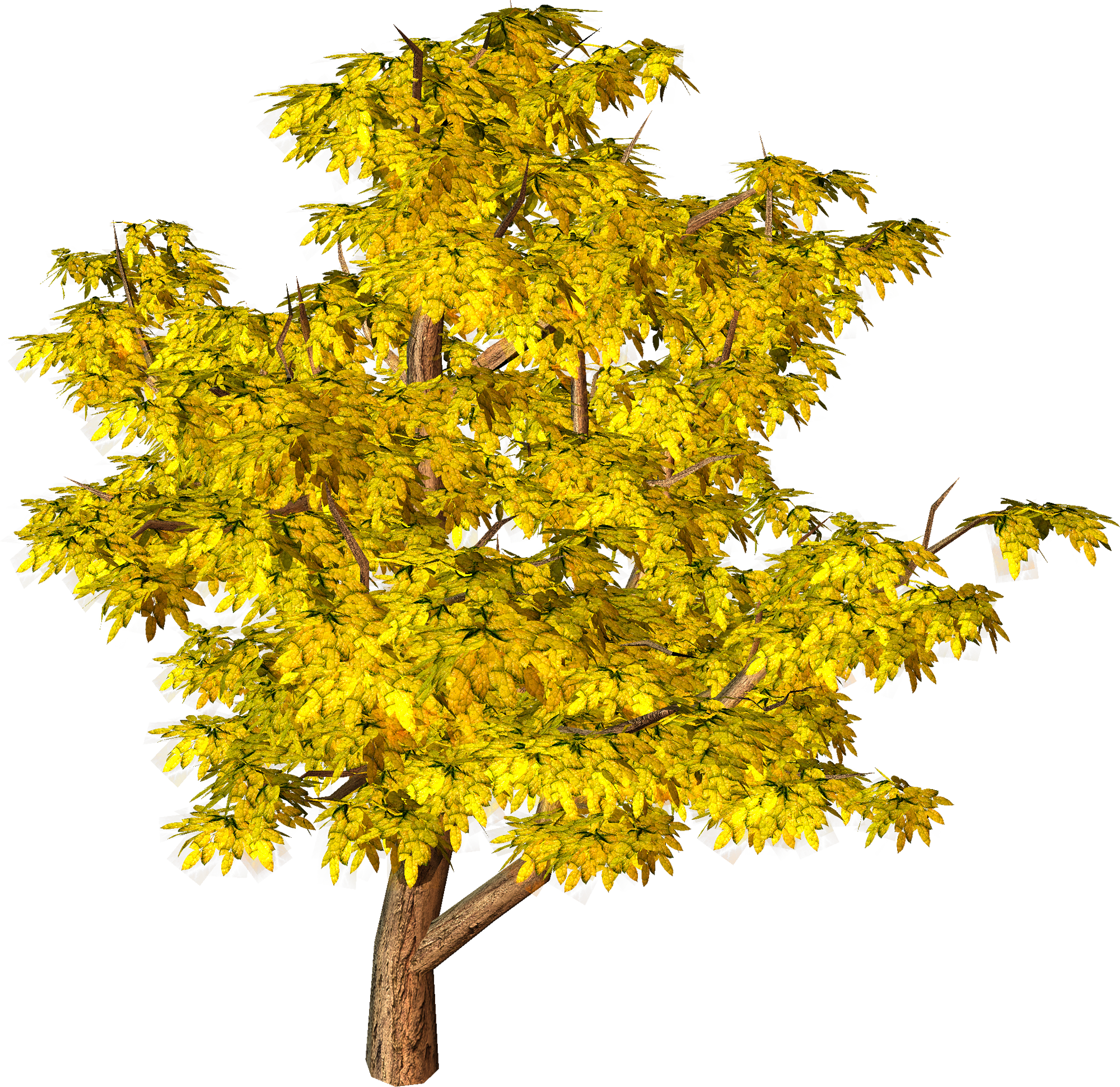 Yellow Fall Tree PNG Clipart | Gallery Yopriceville - High-Quality