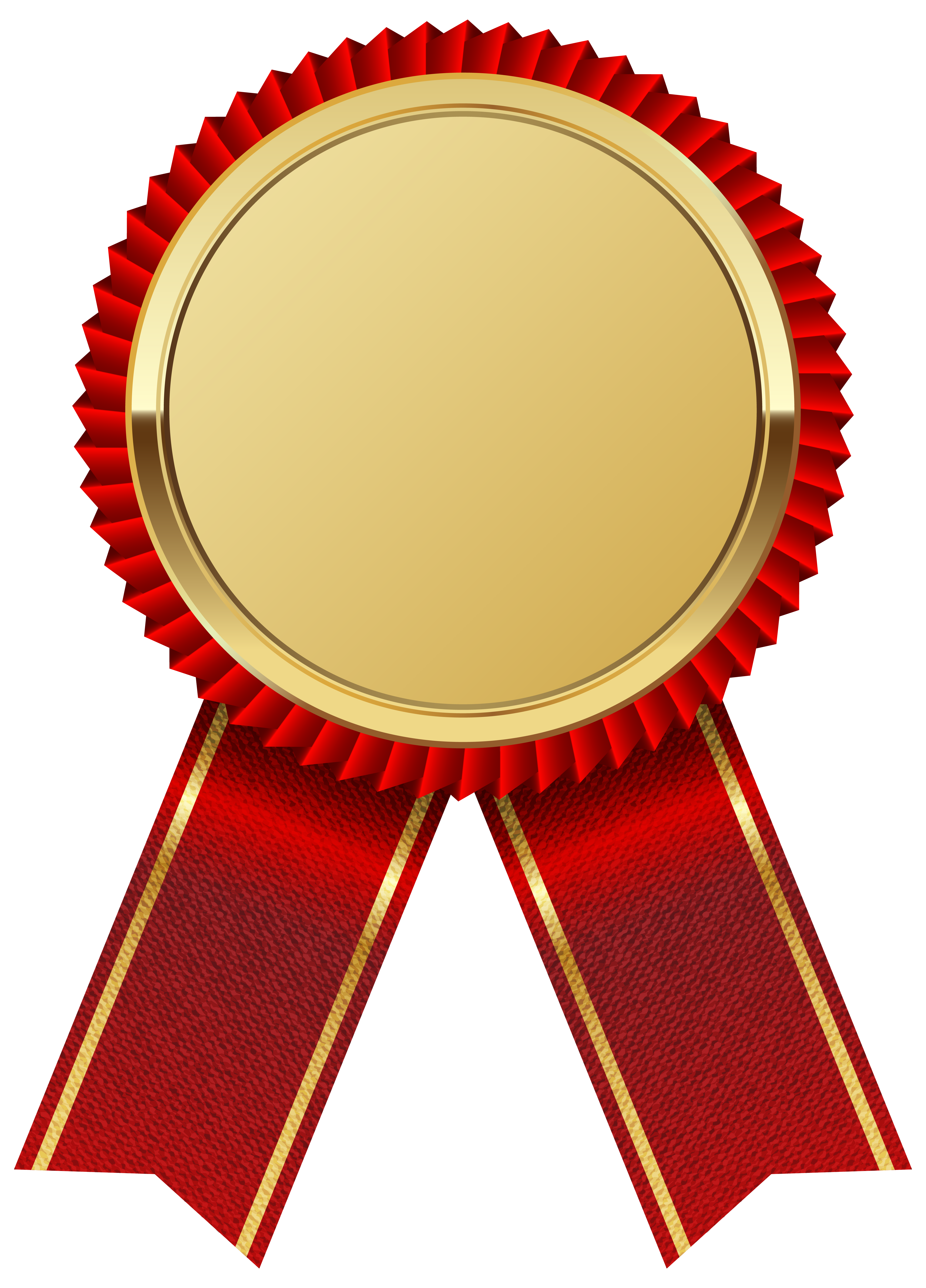 Gold Medal with Red Ribbon PNG Clipart Image  Gallery 