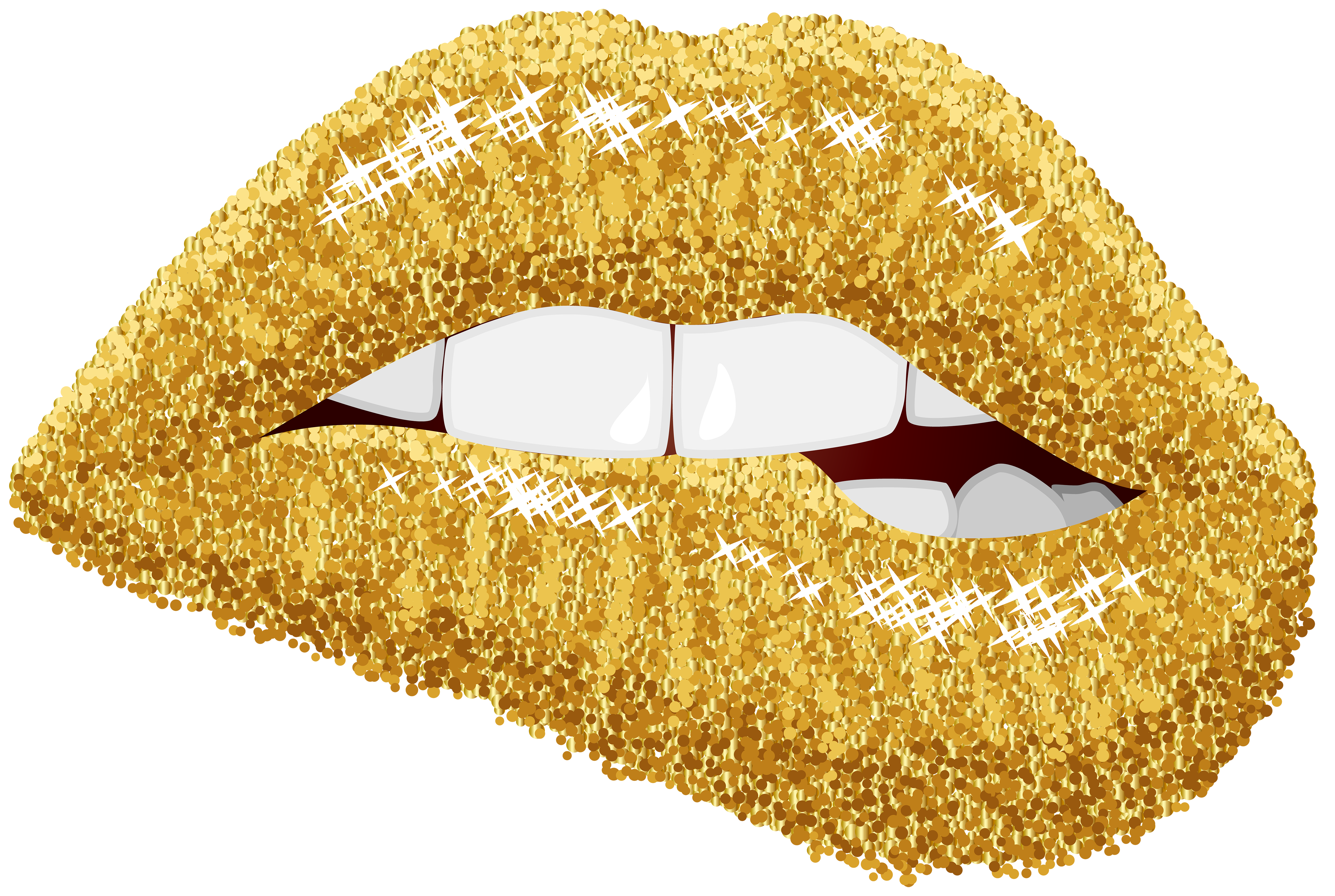 Download Gold Lips PNG Clip Art Image | Gallery Yopriceville - High ...