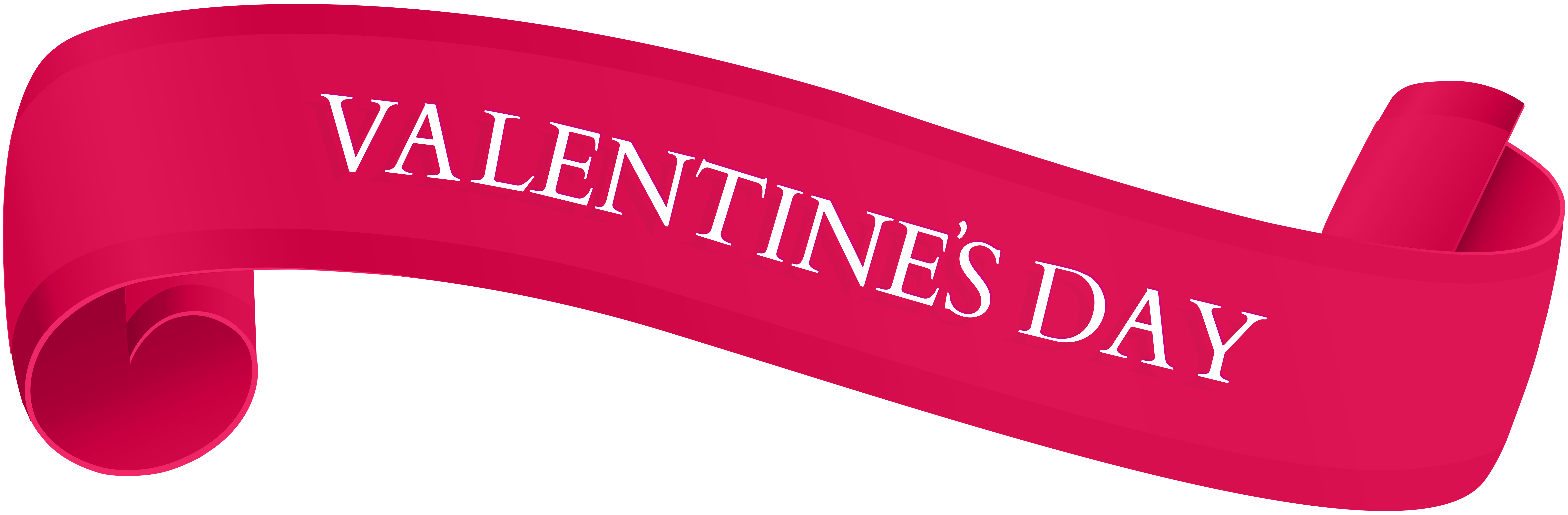 Happy Valentine S Day Banner Pink Png Image Gallery Yopriceville High Quality Images And Transparent Png Free Clipart