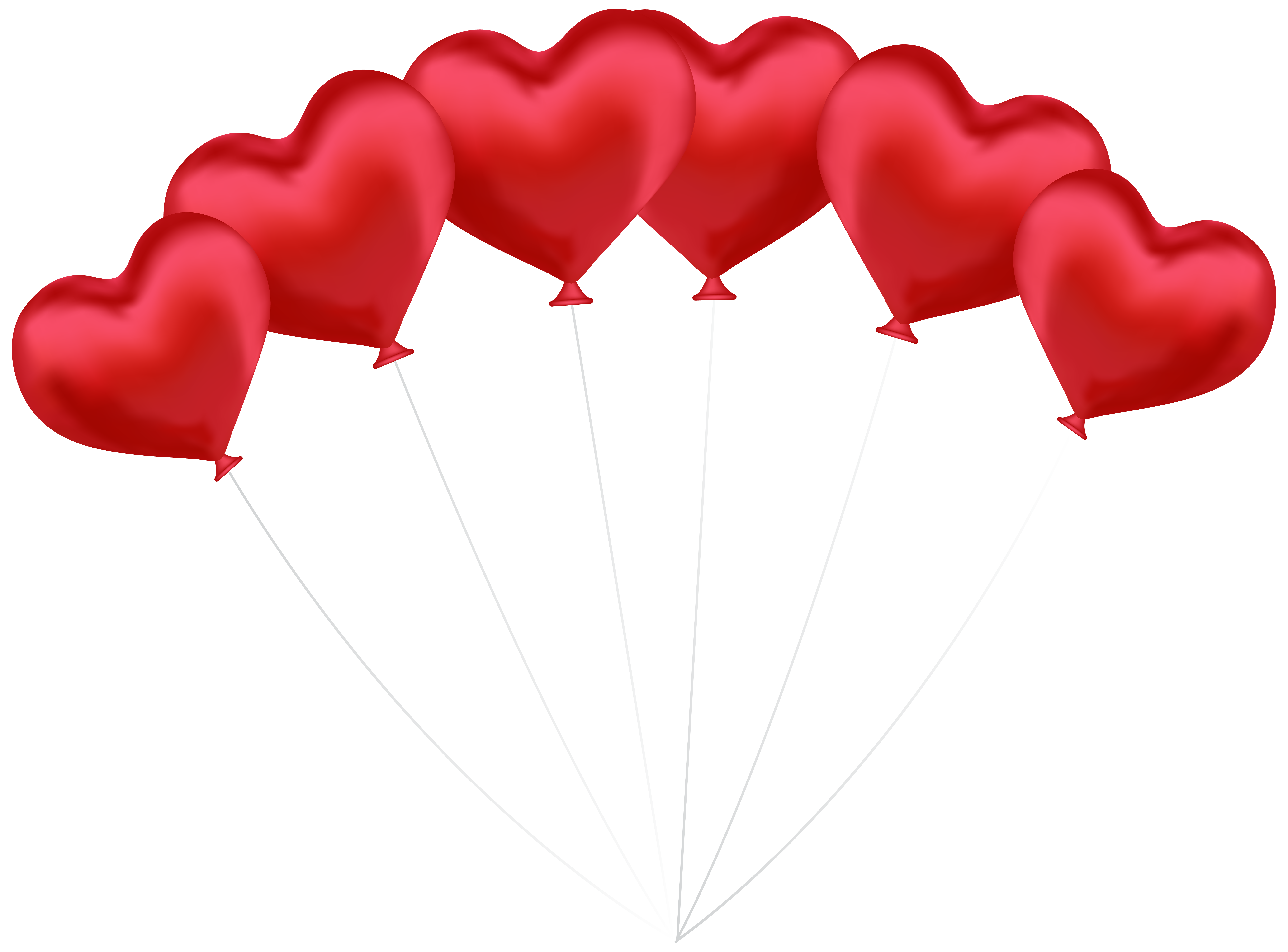 clipart of hearts and balloons