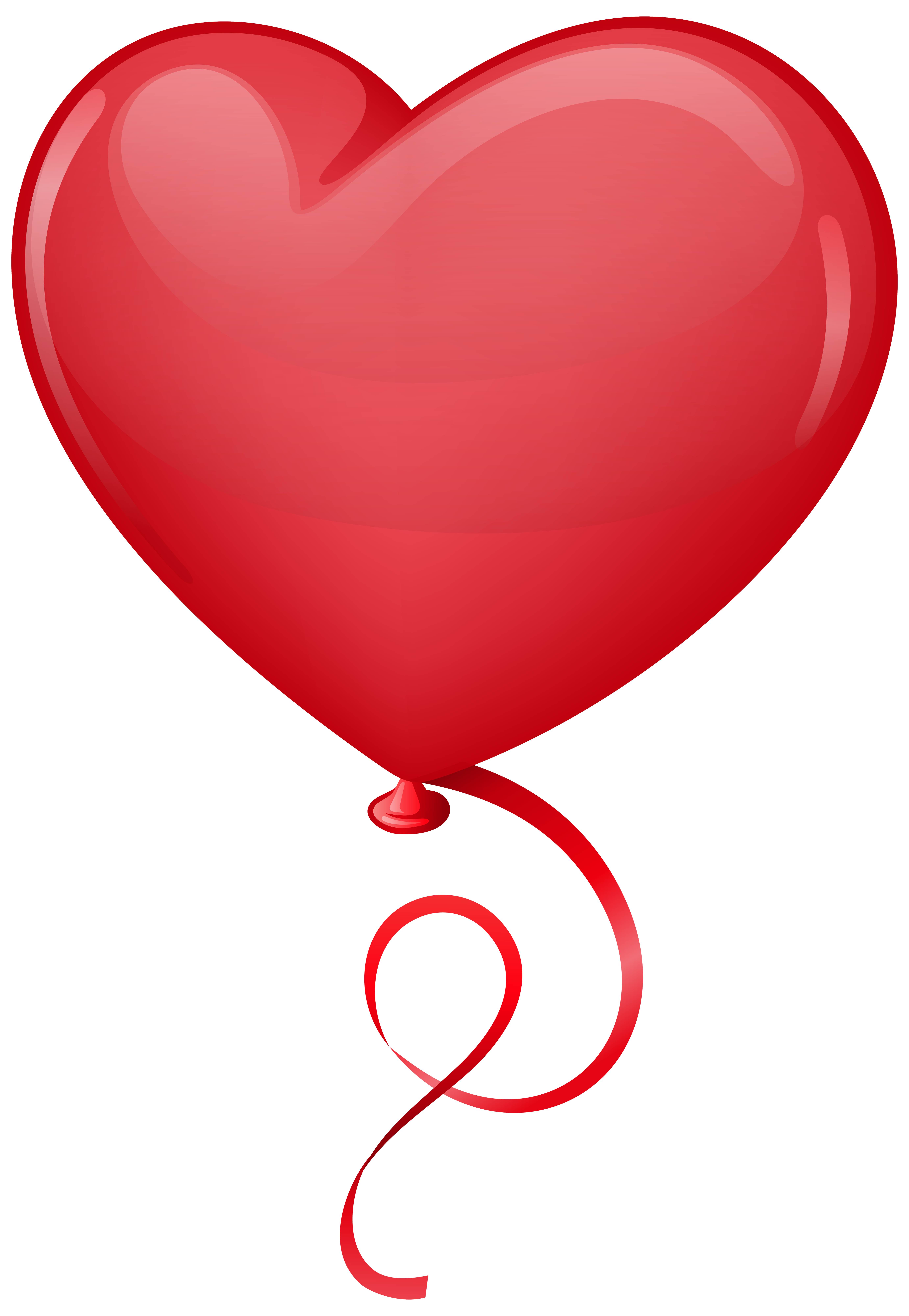 red heart balloon clip