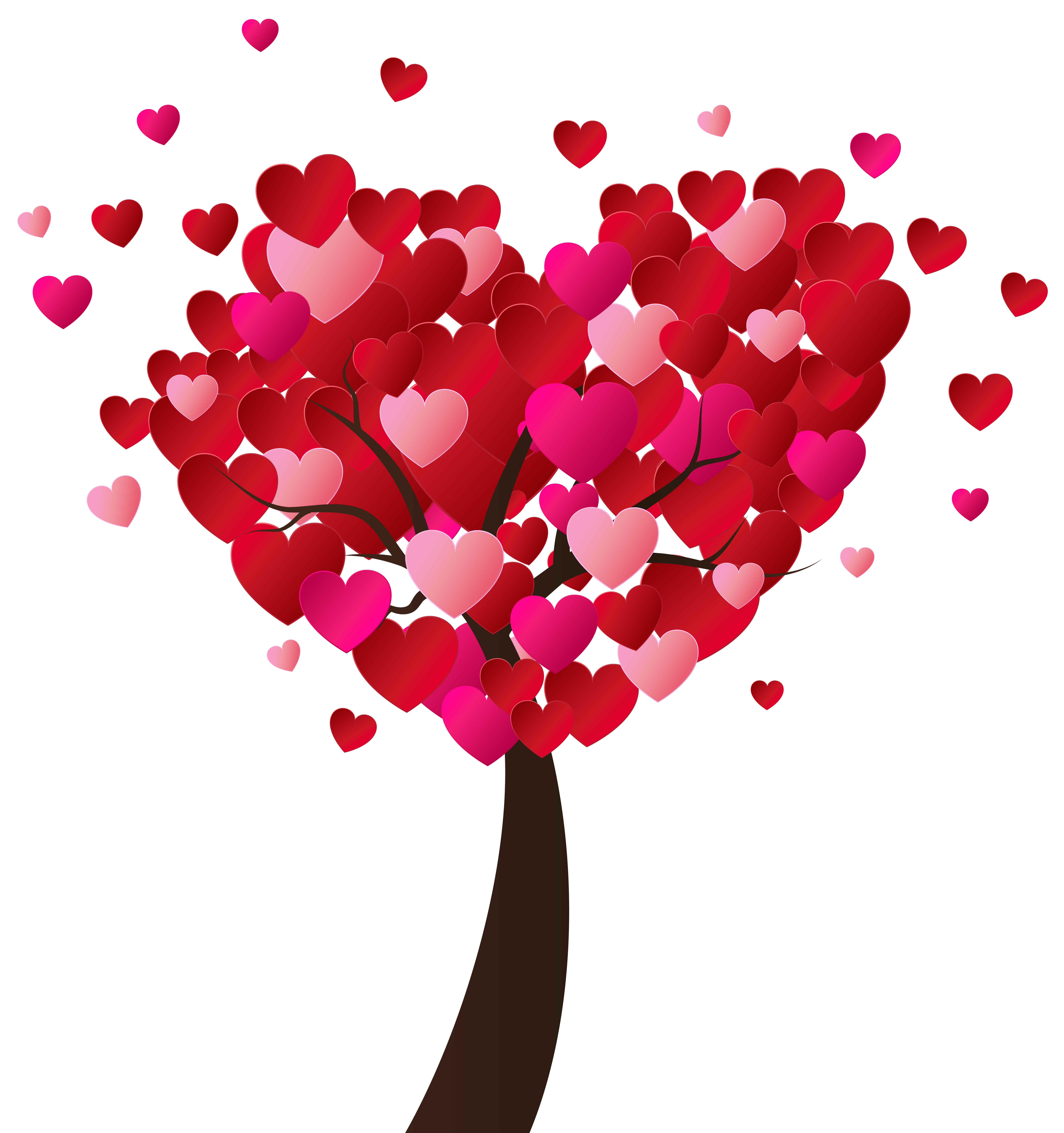 Valentine's Day Heart Tree PNG Clip-Art Image | Gallery ...