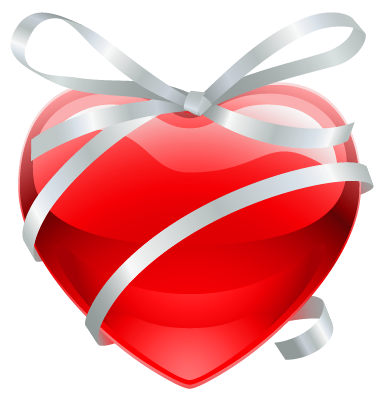 Heart Ribbon Transparent PNG Clip Art Image​  Gallery Yopriceville -  High-Quality Free Images and Transparent PNG Clipart