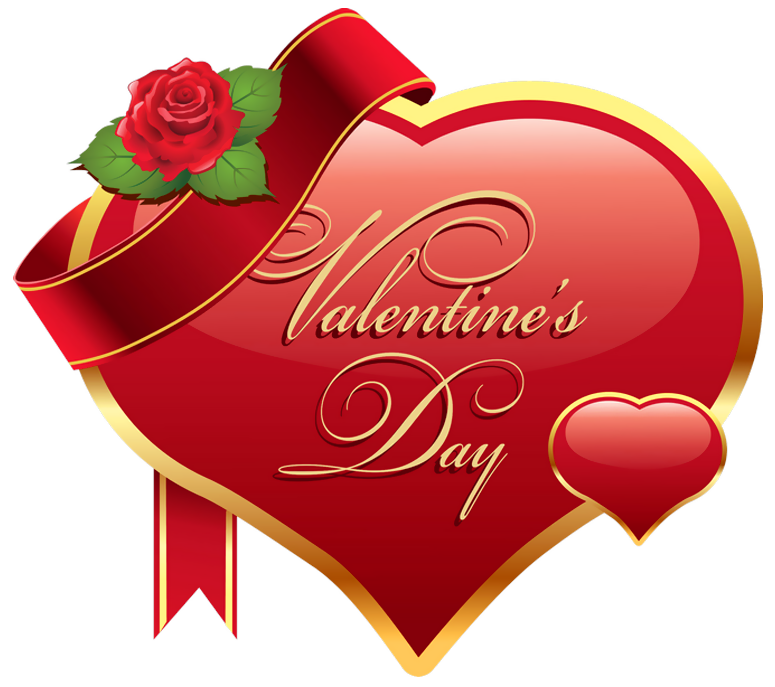 Valentines Day Heart With Rose Png Clipart Picture Gallery Yopriceville High Quality Images And Transparent Png Free Clipart