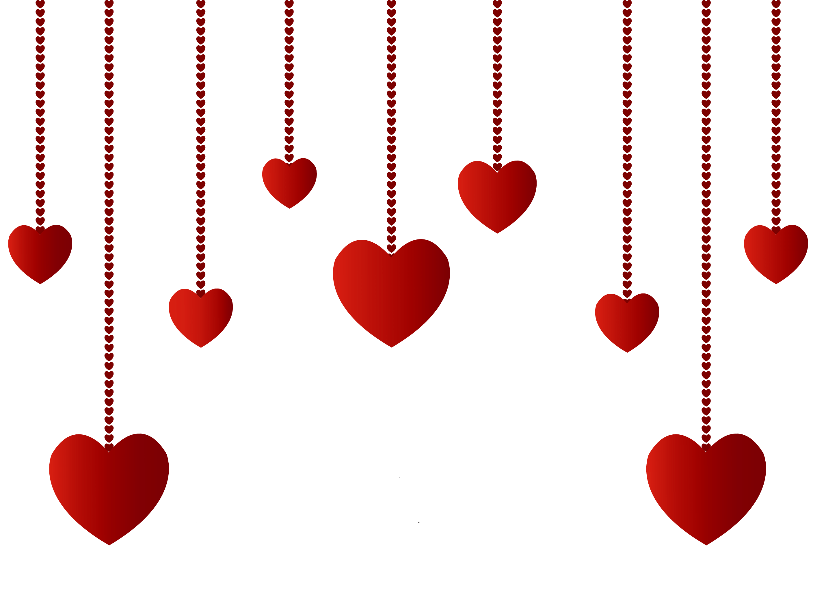 Hanging Hearts Decoration PNG Picture Gallery Yopriceville High   Hanging Hearts Decoration PNG Picture 