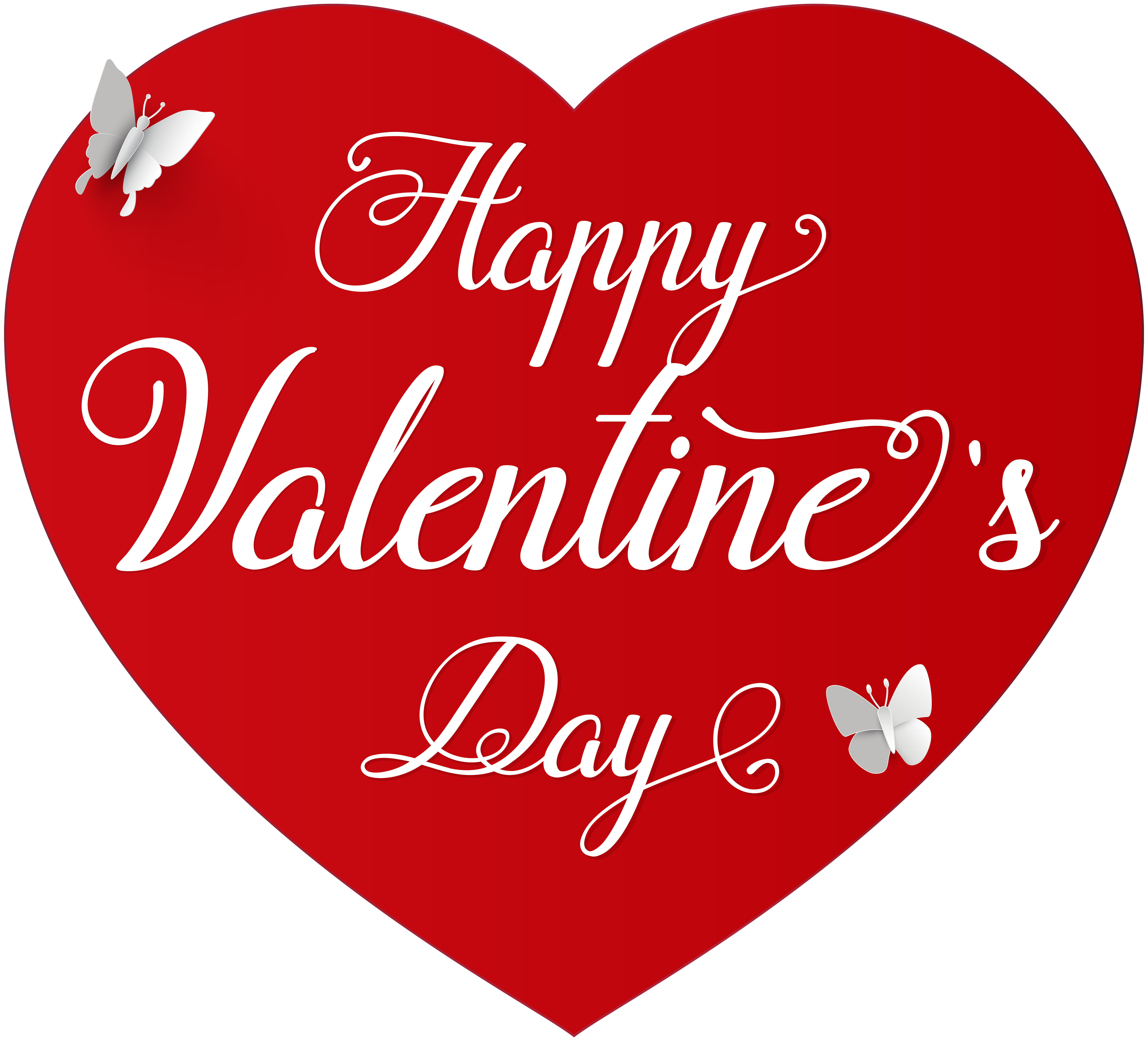 Download Happy Valentine's Day Red Deco Clip Art PNG Image ...