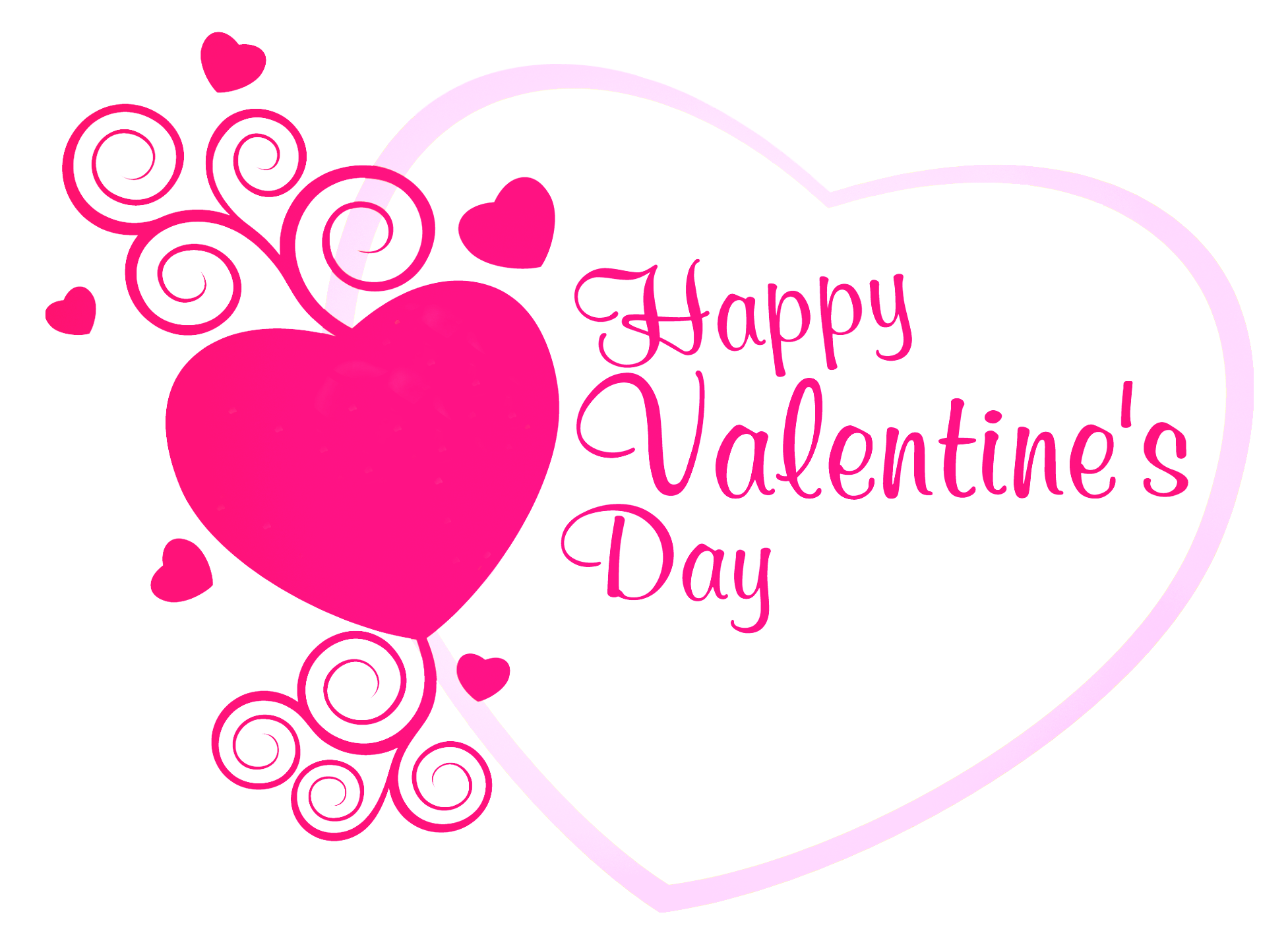Happy Valentines Pink Heart Decor PNG Picture Gallery Yopriceville