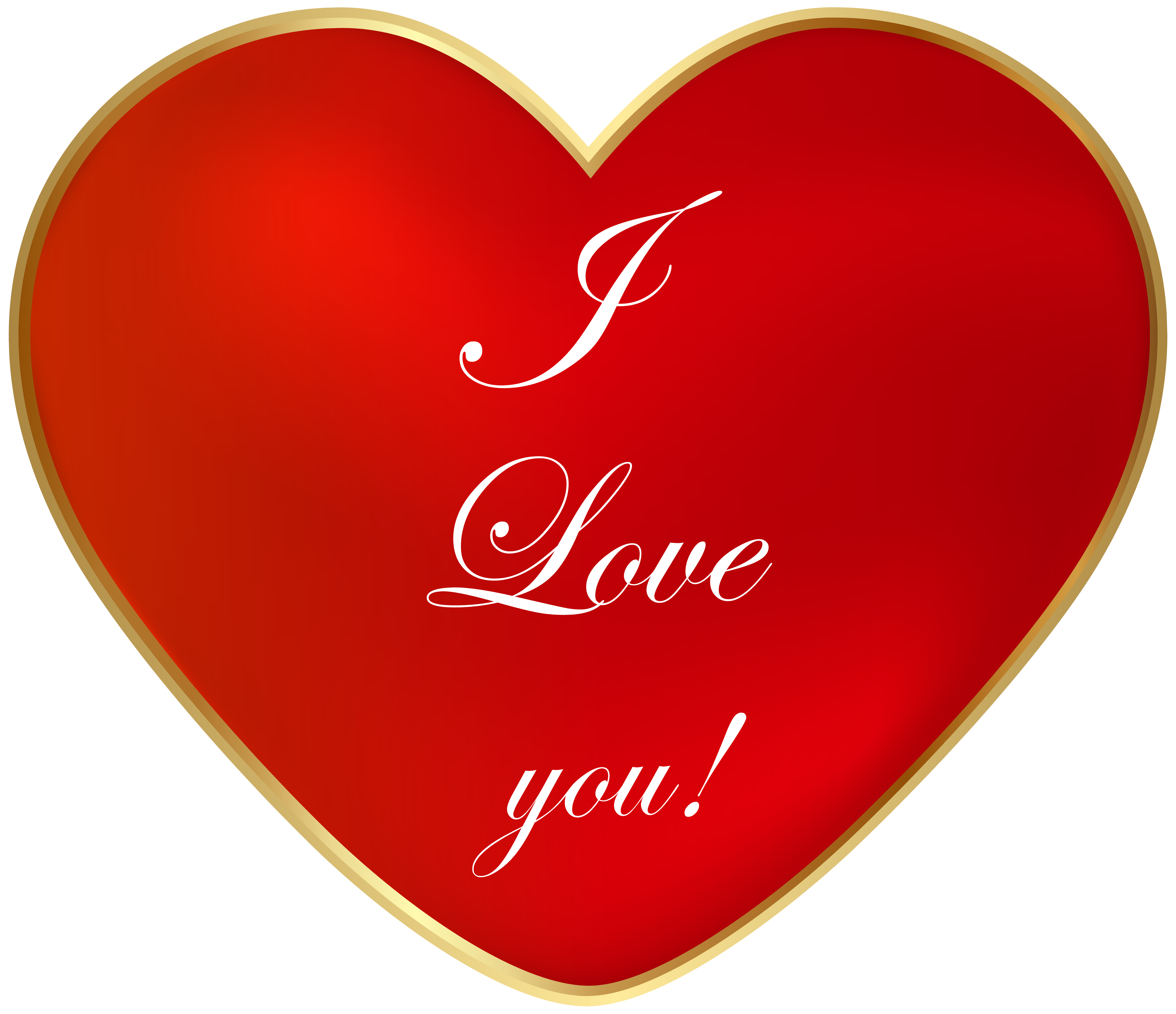 I Love You Heart Clip Art PNG Image | Gallery Yopriceville - High ...