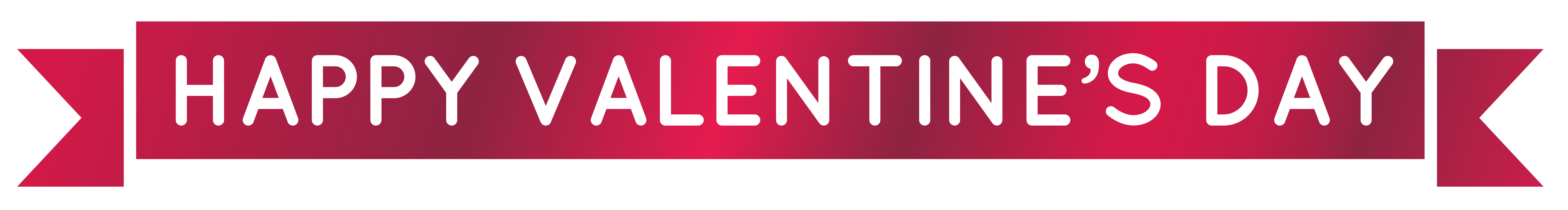Clipart Valentines Day Banner