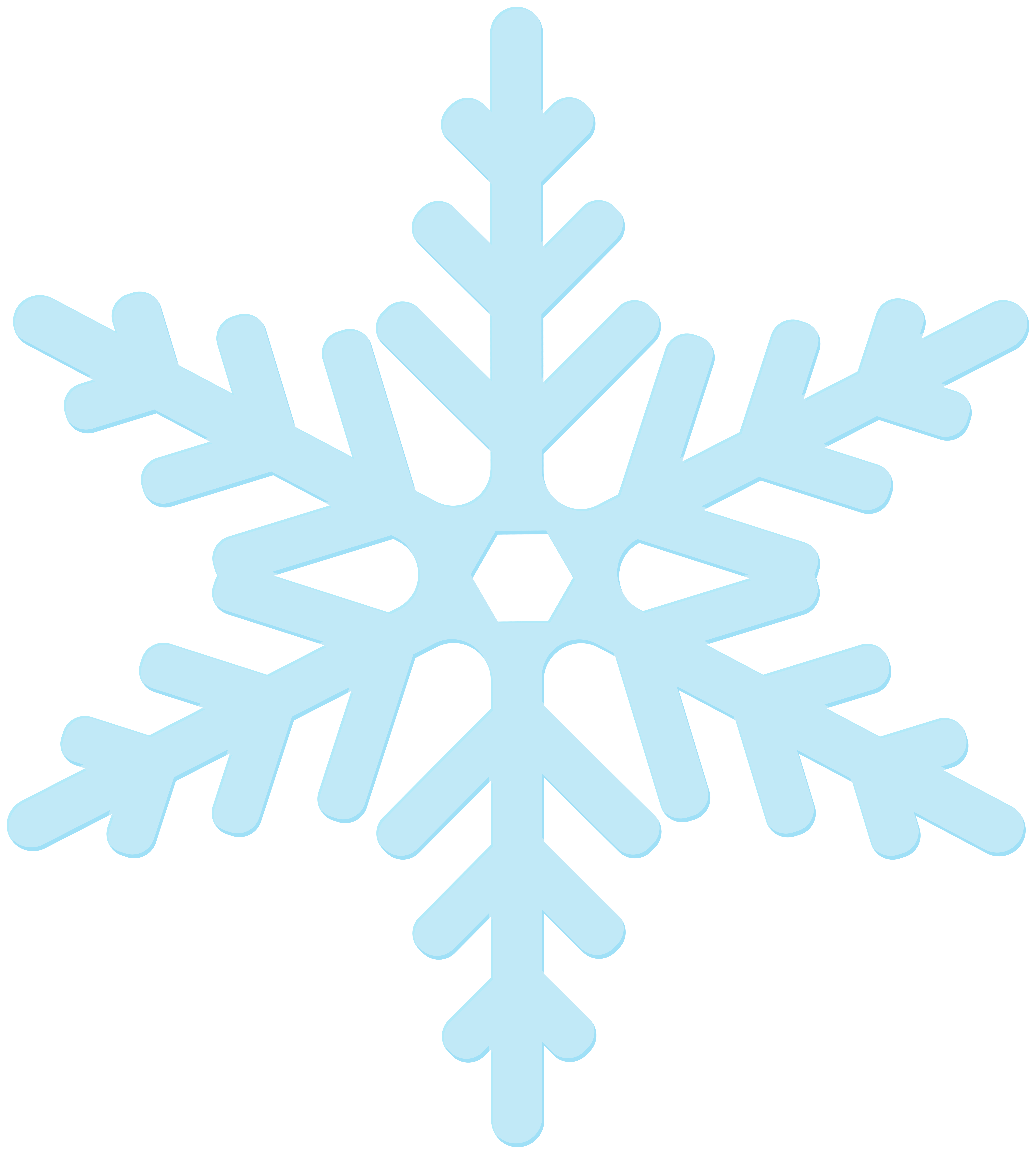 Blue Snowflake Shape PNG Clipart | Gallery Yopriceville - High-Quality ...