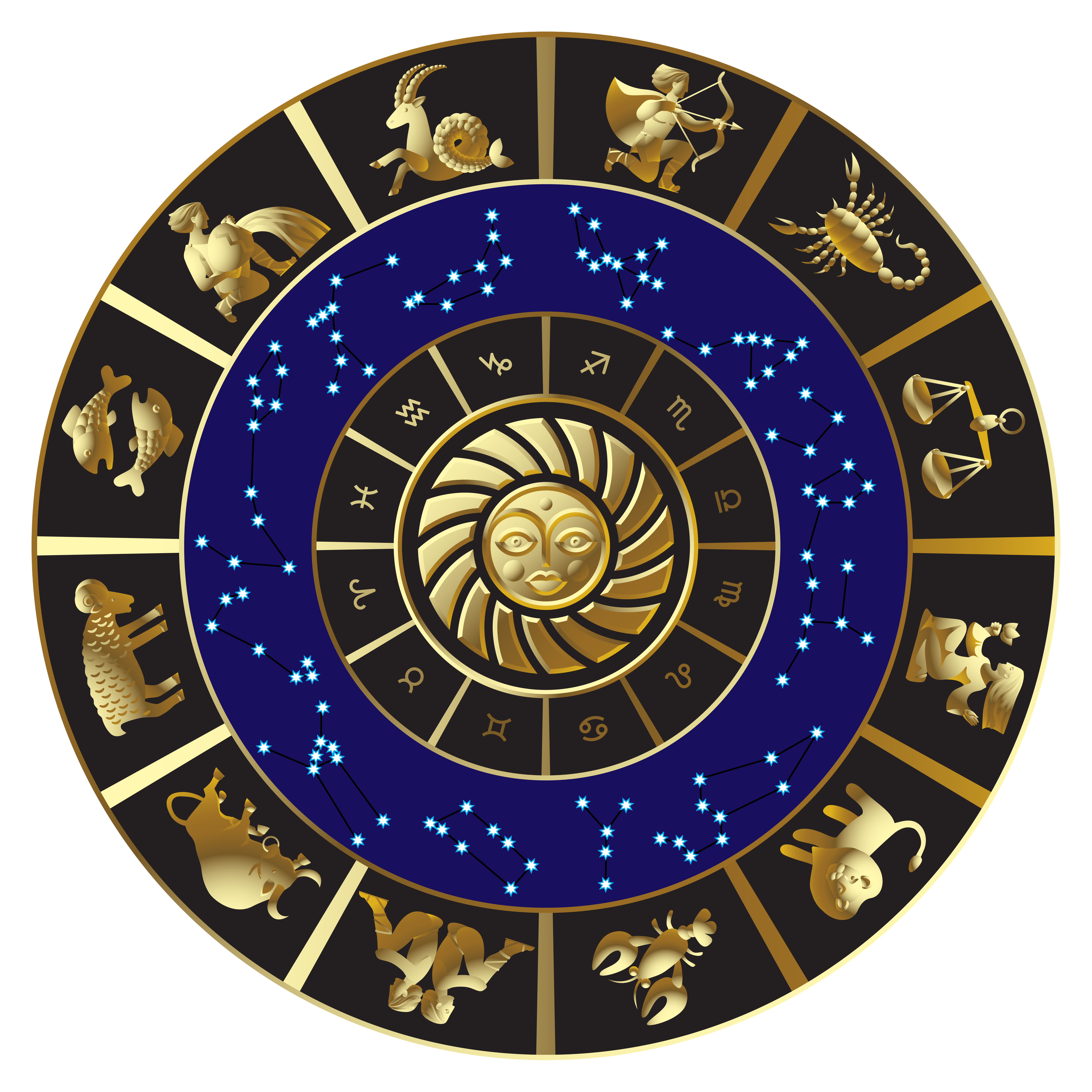 Zodiac Horoscop PNG Clipart Image | Gallery Yopriceville - High-Quality ...