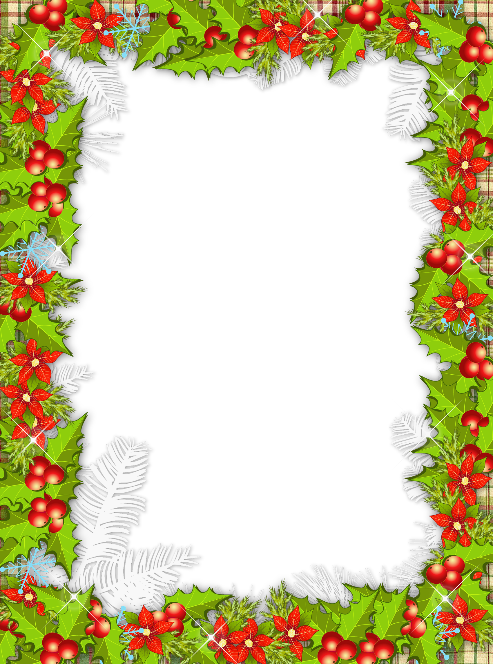 Christmas Mistletoe PNG Photo Frame | Gallery Yopriceville - High ...