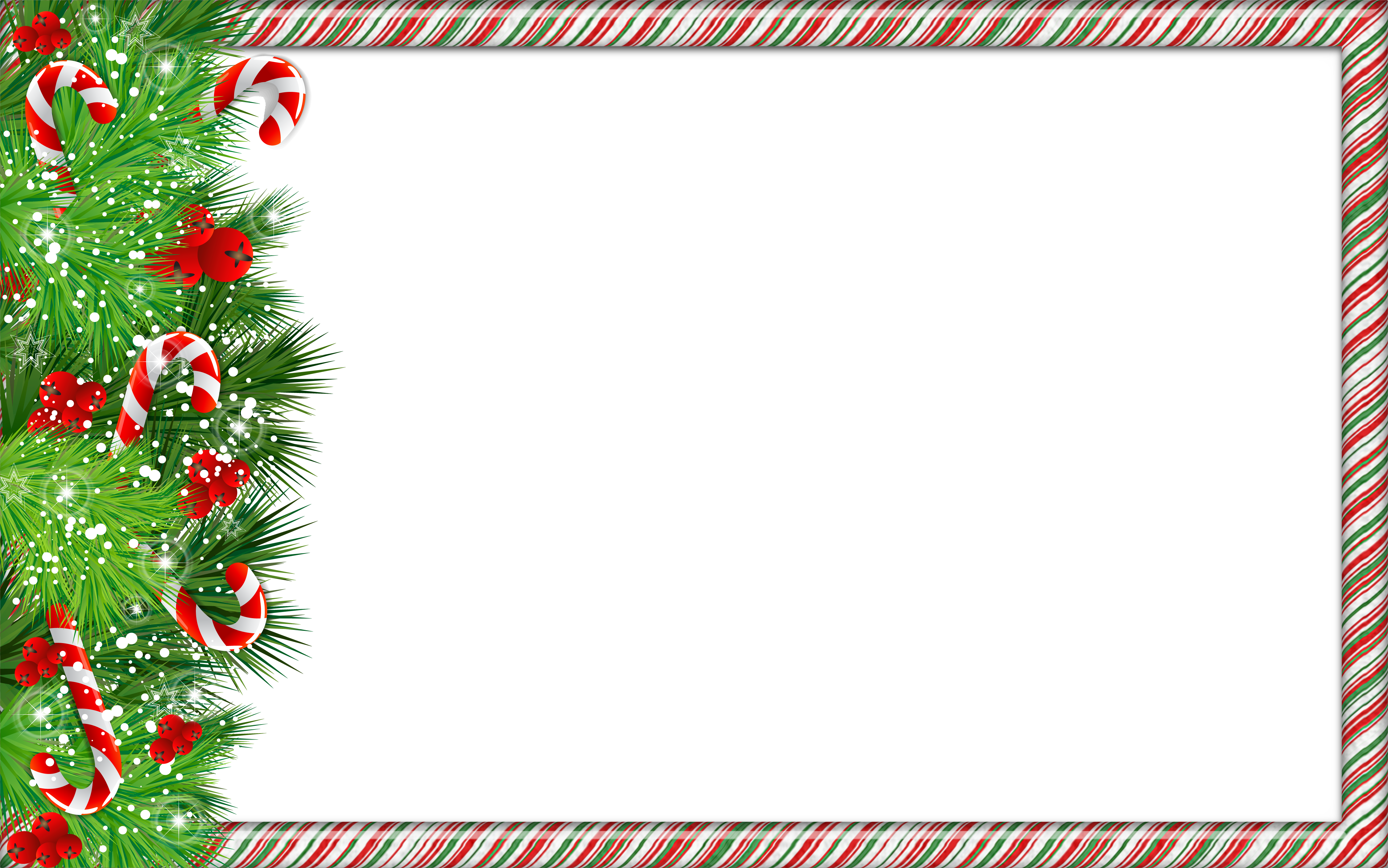 candy cane borders