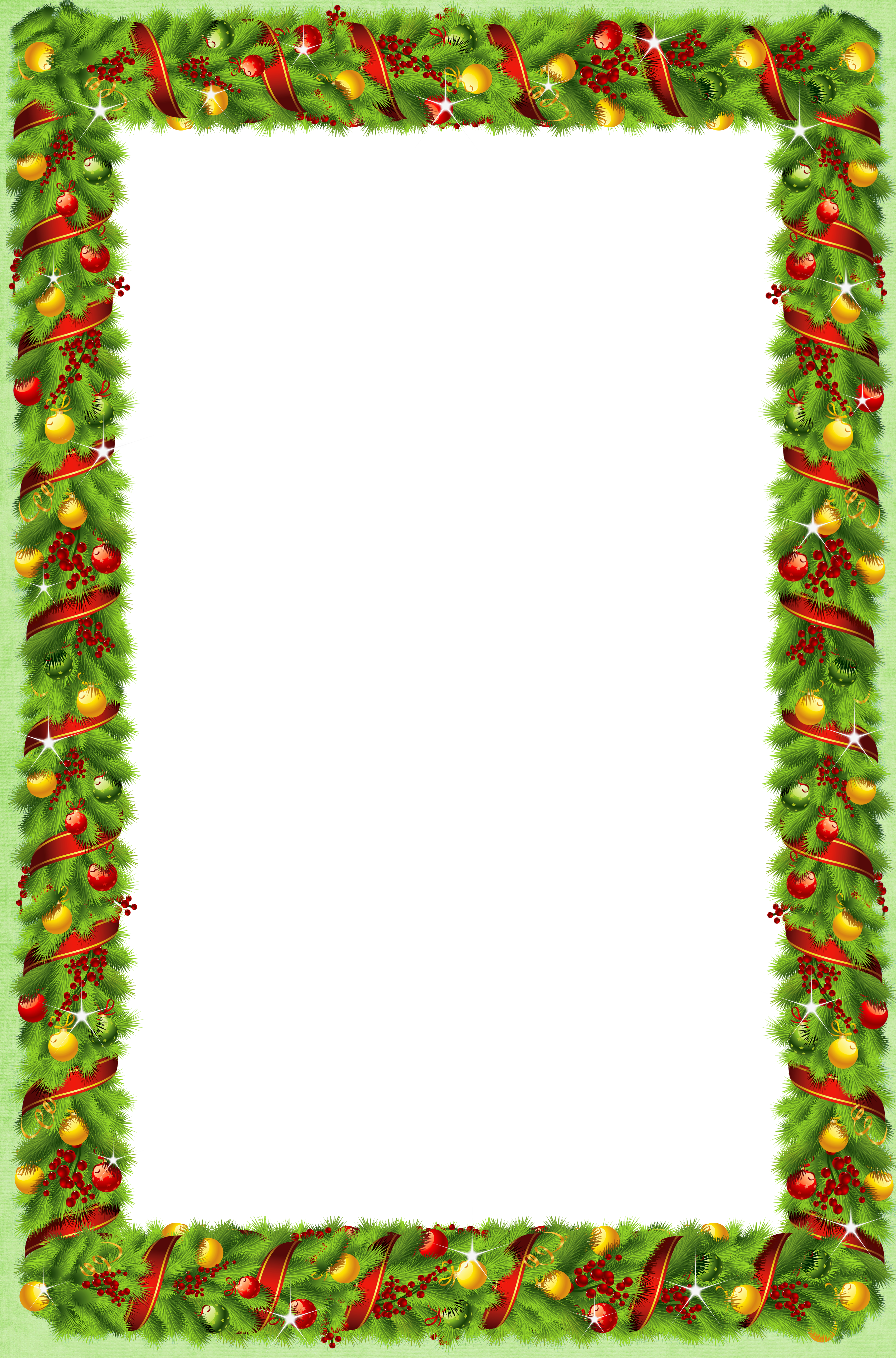 green transparent christmas photo