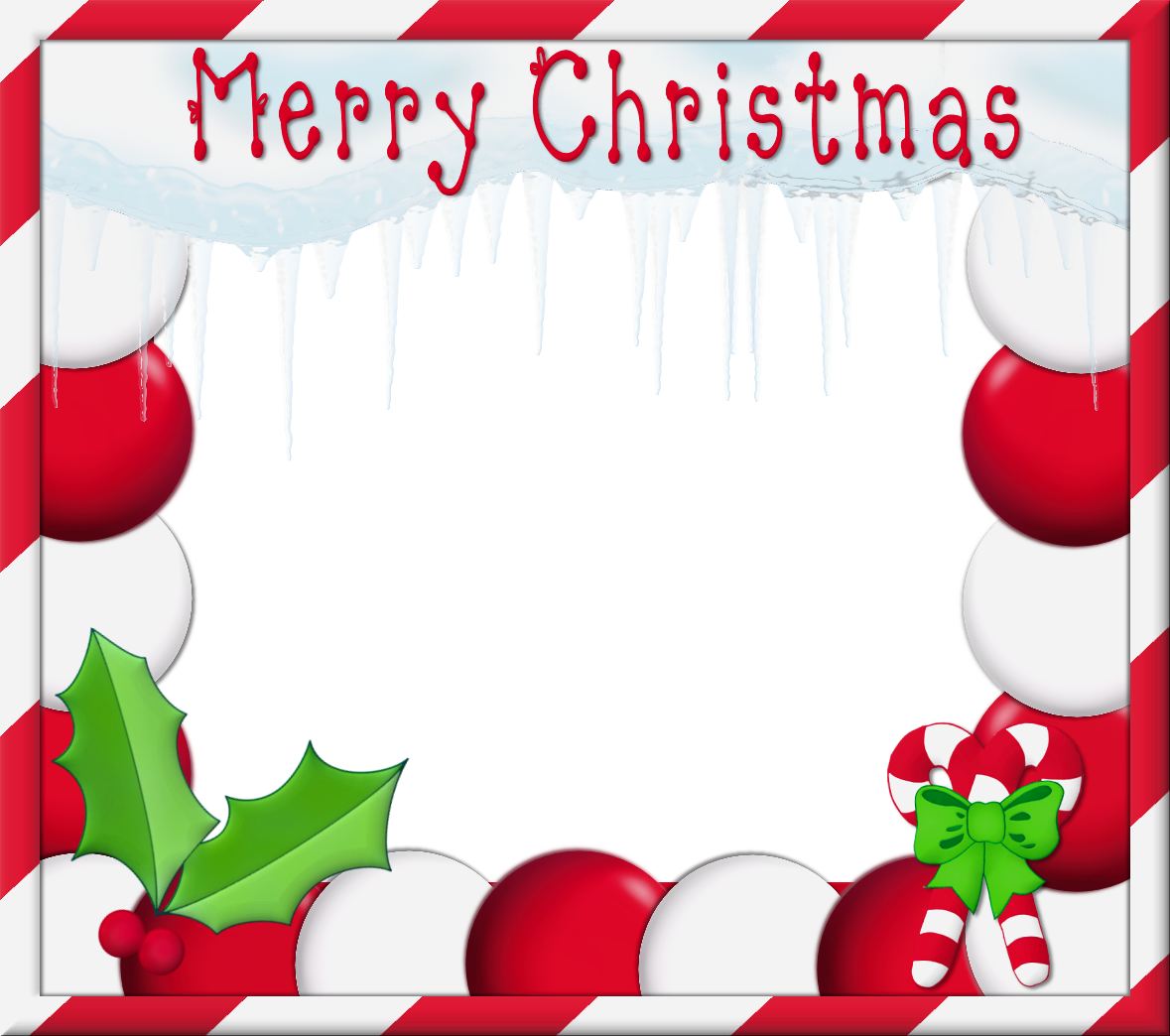 Merry Christmas PNG Photo Frame | Gallery Yopriceville - High-Quality ...