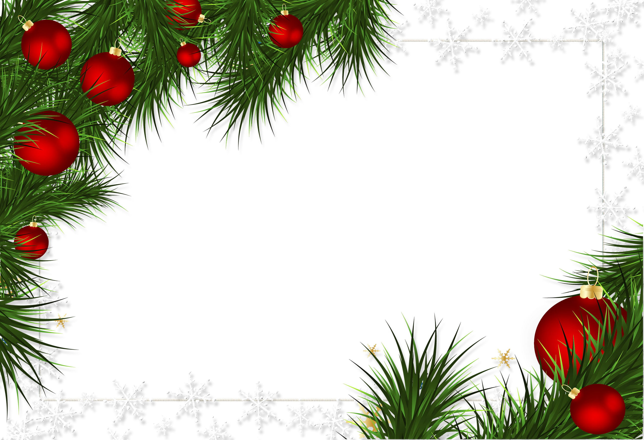 Christmas Photo Frame Background