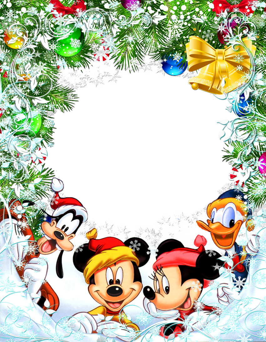 Transparent Christmas Star Frame With Mickey Mouse And Friends Gallery Yopriceville High Quality Images And Transparent Png Free Clipart