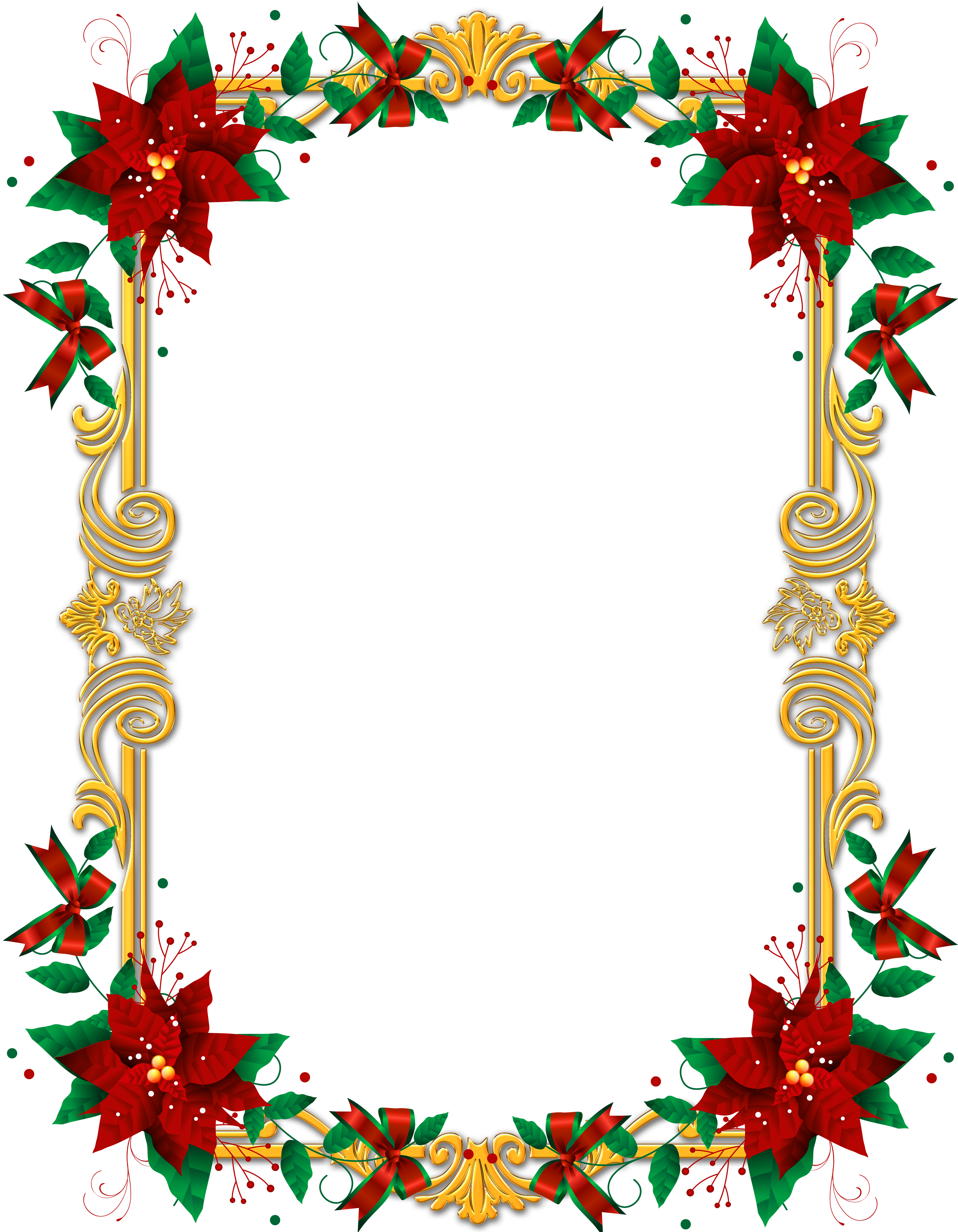 transparent png christmas frame