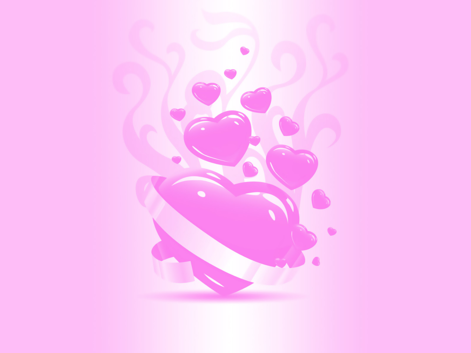 A pink heart shaped object on a pink background photo  Render Image on  Unsplash