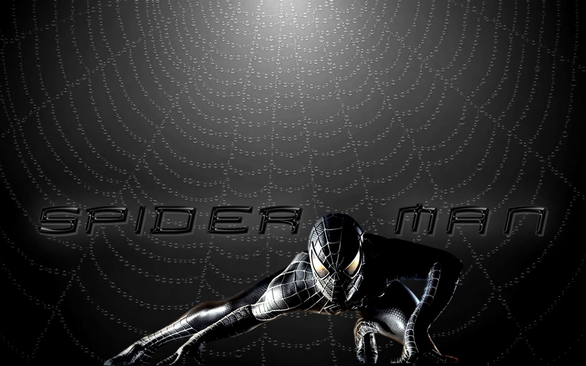 Black deals spiderman wallpaper