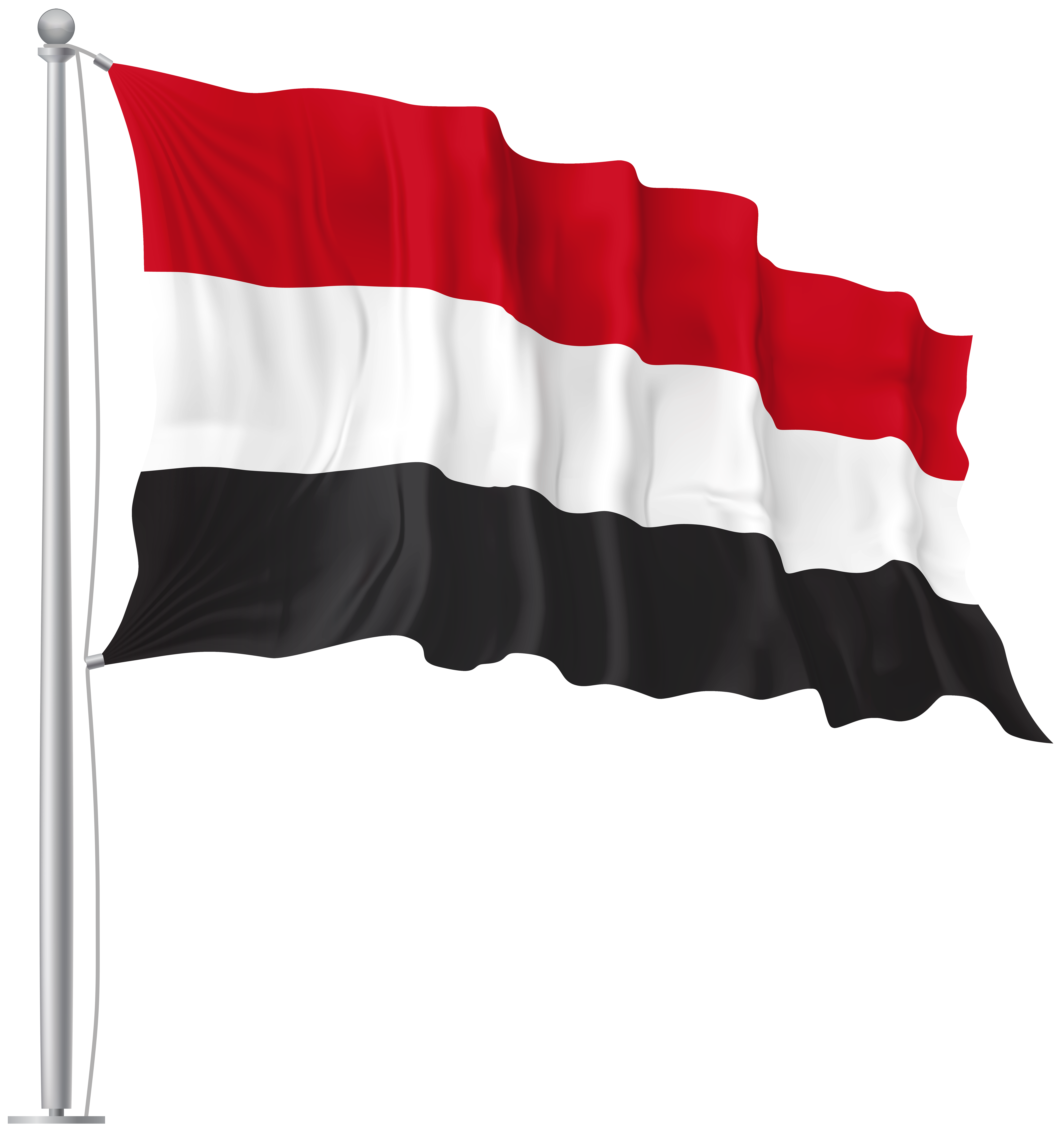 yemen waving flag png