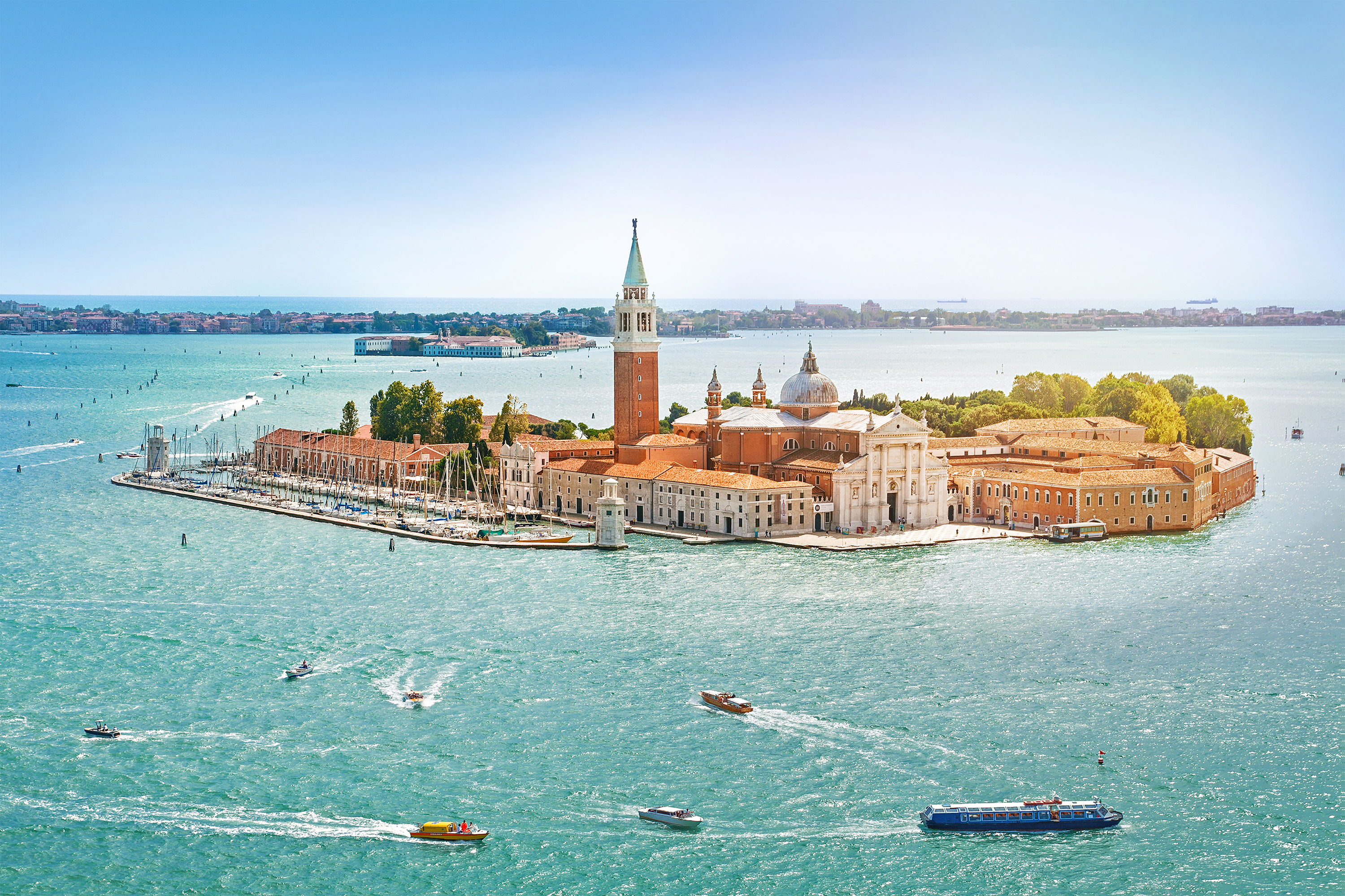 Picture Venice Italy Canal Evening Cities 3840x2160