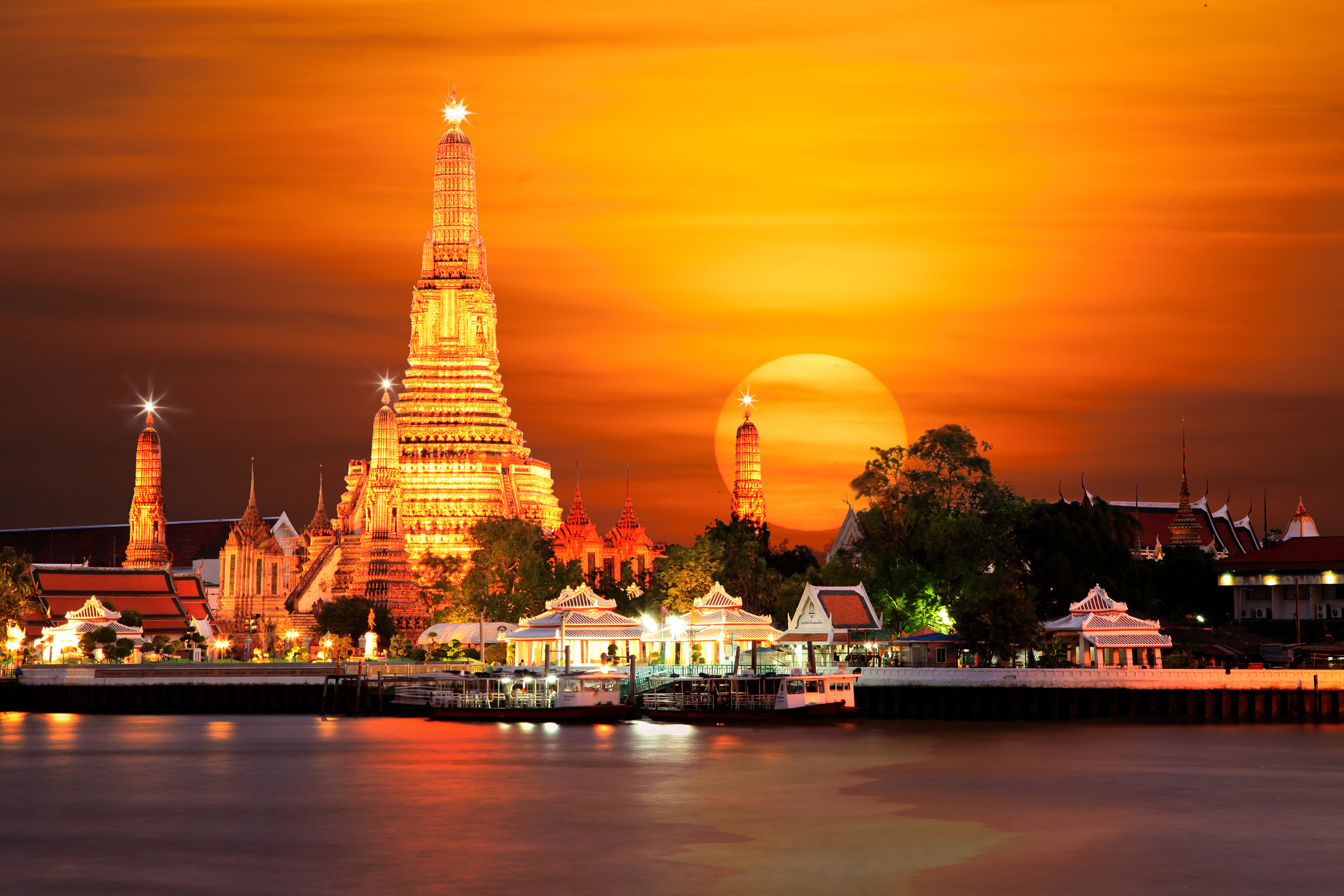 Wat Arun Bangkok Thailand Wallpaper | Gallery Yopriceville - High