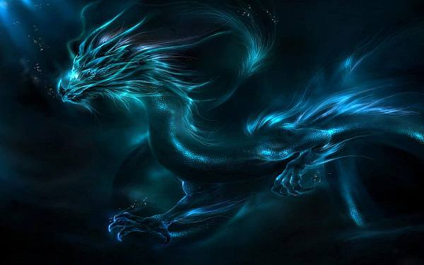 This jpeg image - Blue Dragon, is available for free download