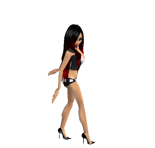 3D Animated Cool Girl Dancer. 