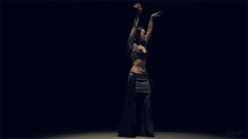 This gif image - Animated Belly Dance Dancer, is available for free download