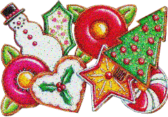 This gif image - Animated Christmas Cookies, is available for free download