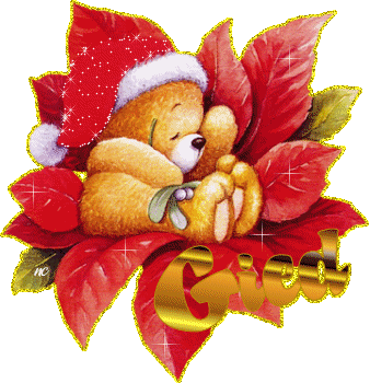 This gif image - Animated Christmas Teddy Bear, is available for free download