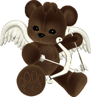 This gif image - Animated Cupid Bear, is available for free download