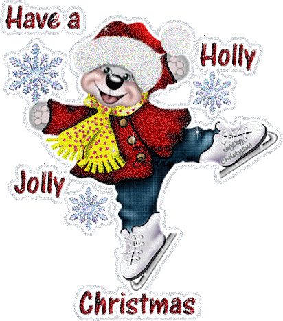 This gif image - Animated Have a Holly Jolly Christmas, is available for free download