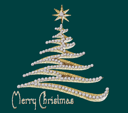 This gif image - Animated Merry Christmas Tree, is available for free download