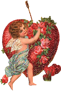 This gif image - Animated St Valentine Angel, is available for free download